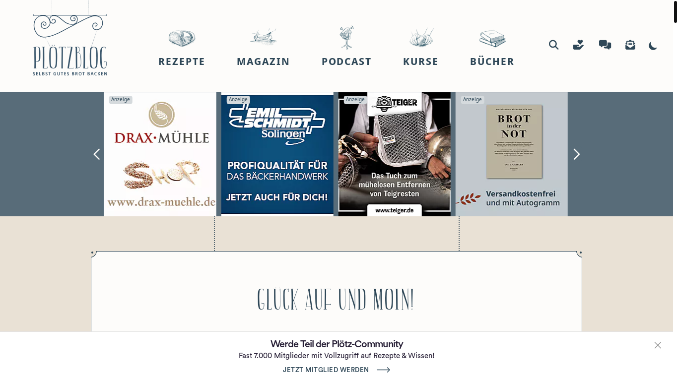website screenshot of https://freibergereierschecke.de/
