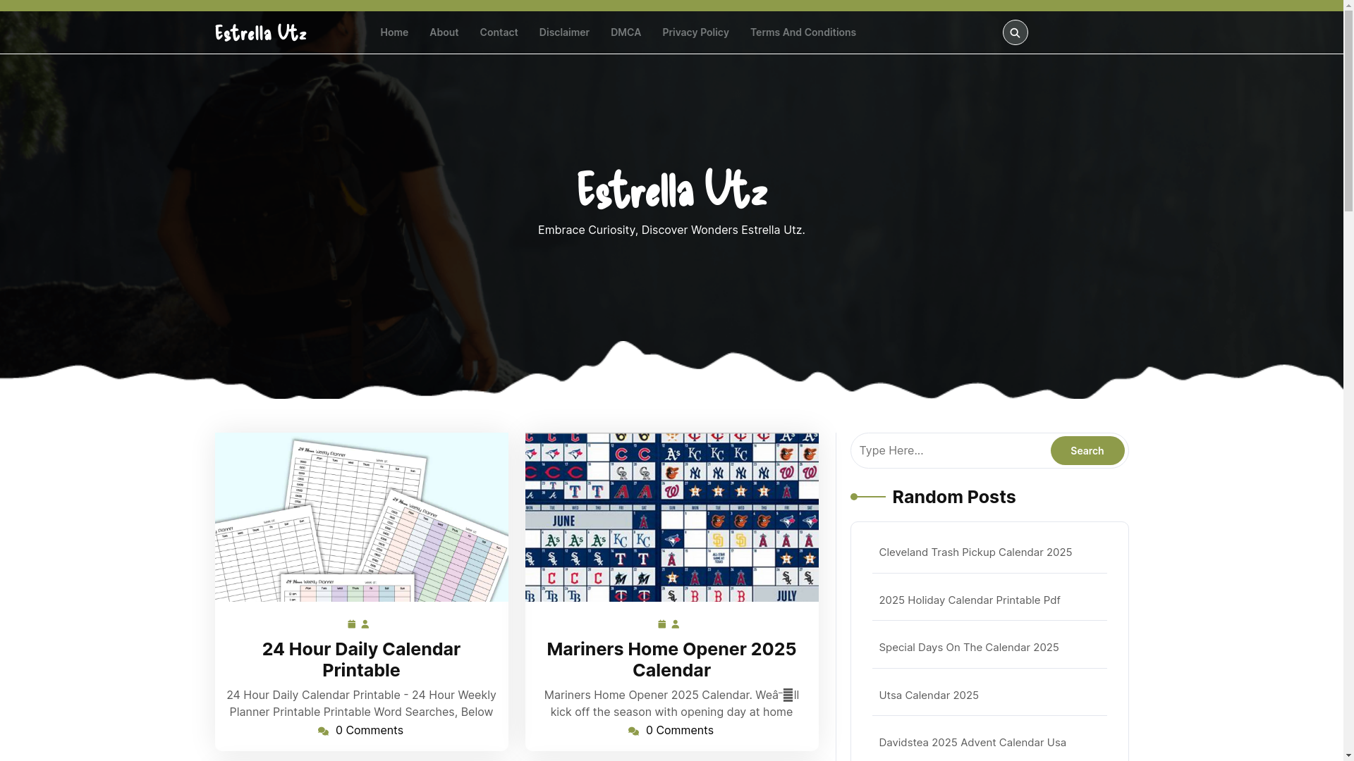 website screenshot of https://estrellautz.pages.dev/