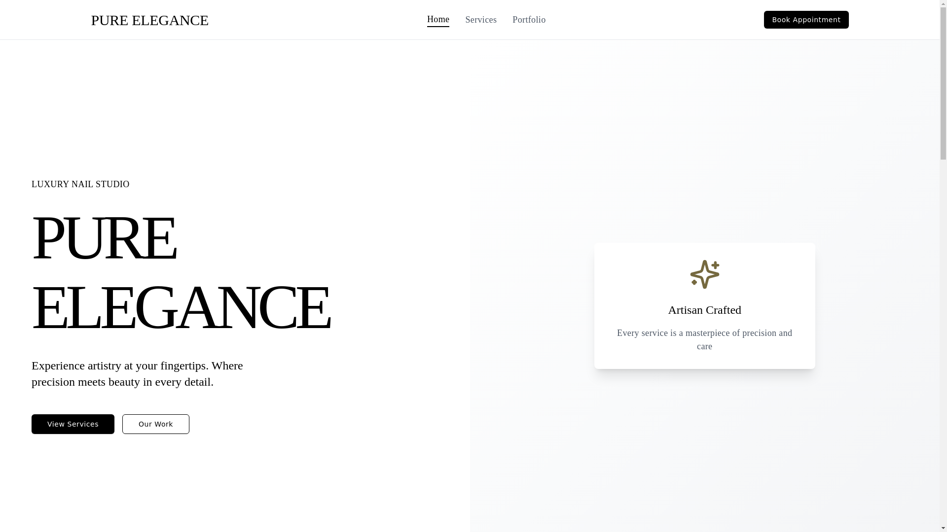 website screenshot of https://luxenailscom.com/