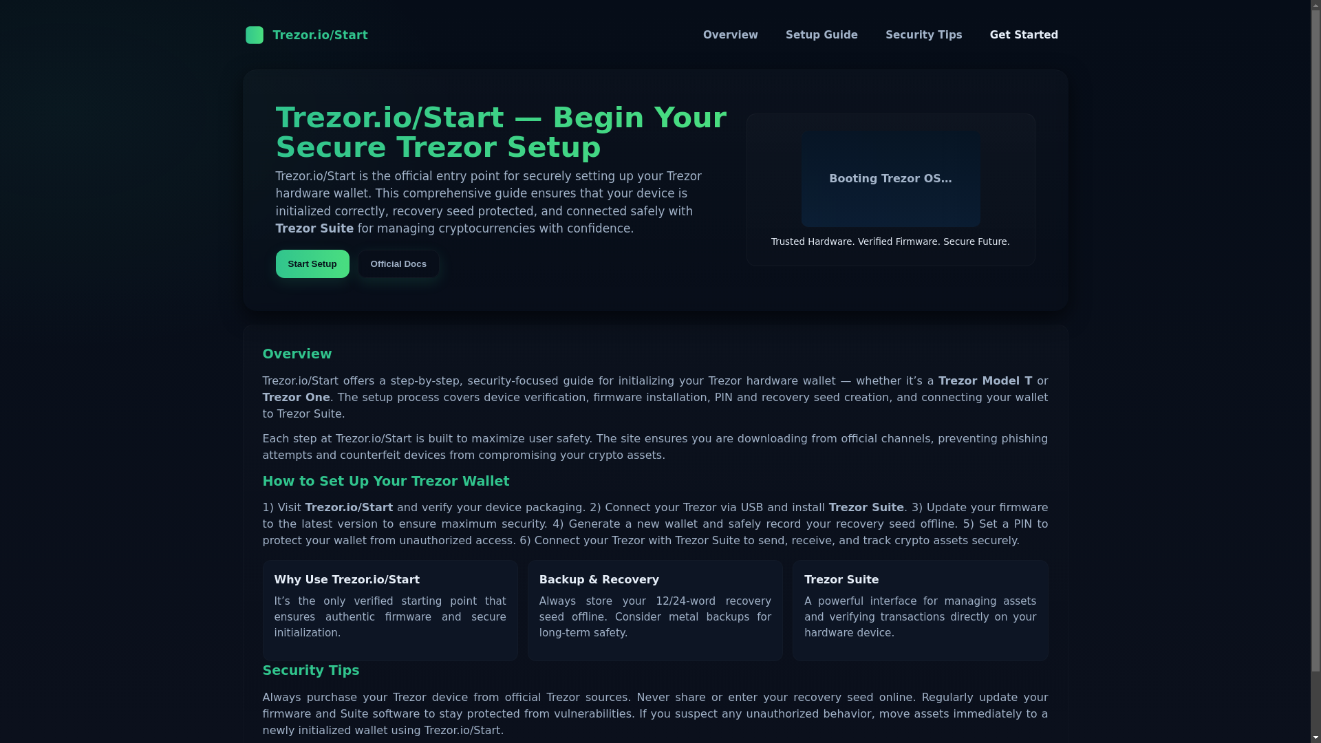 website screenshot of https://en-us-trezzr-start.pages.dev/
