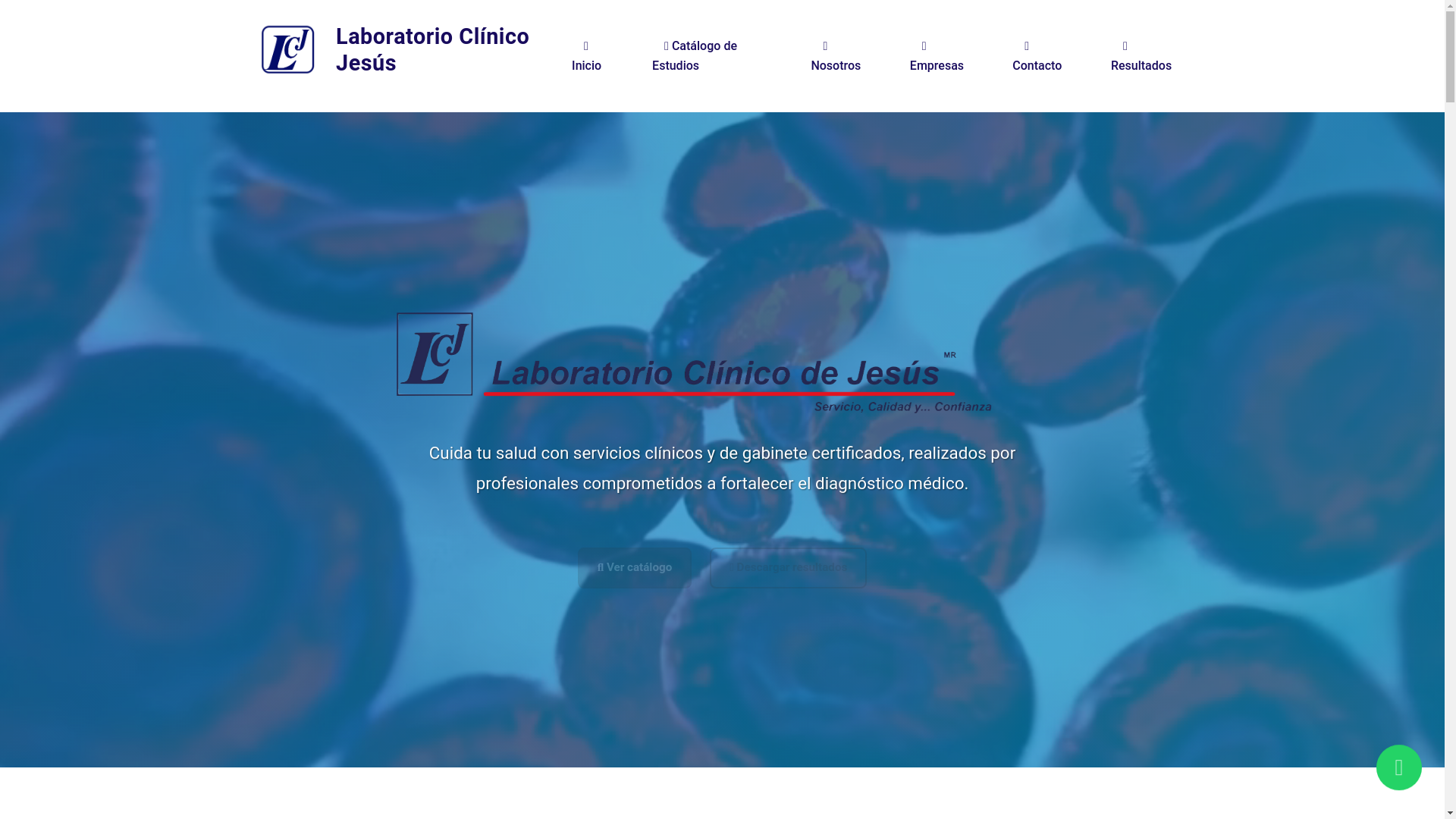 website screenshot of https://lcjesus.mx/