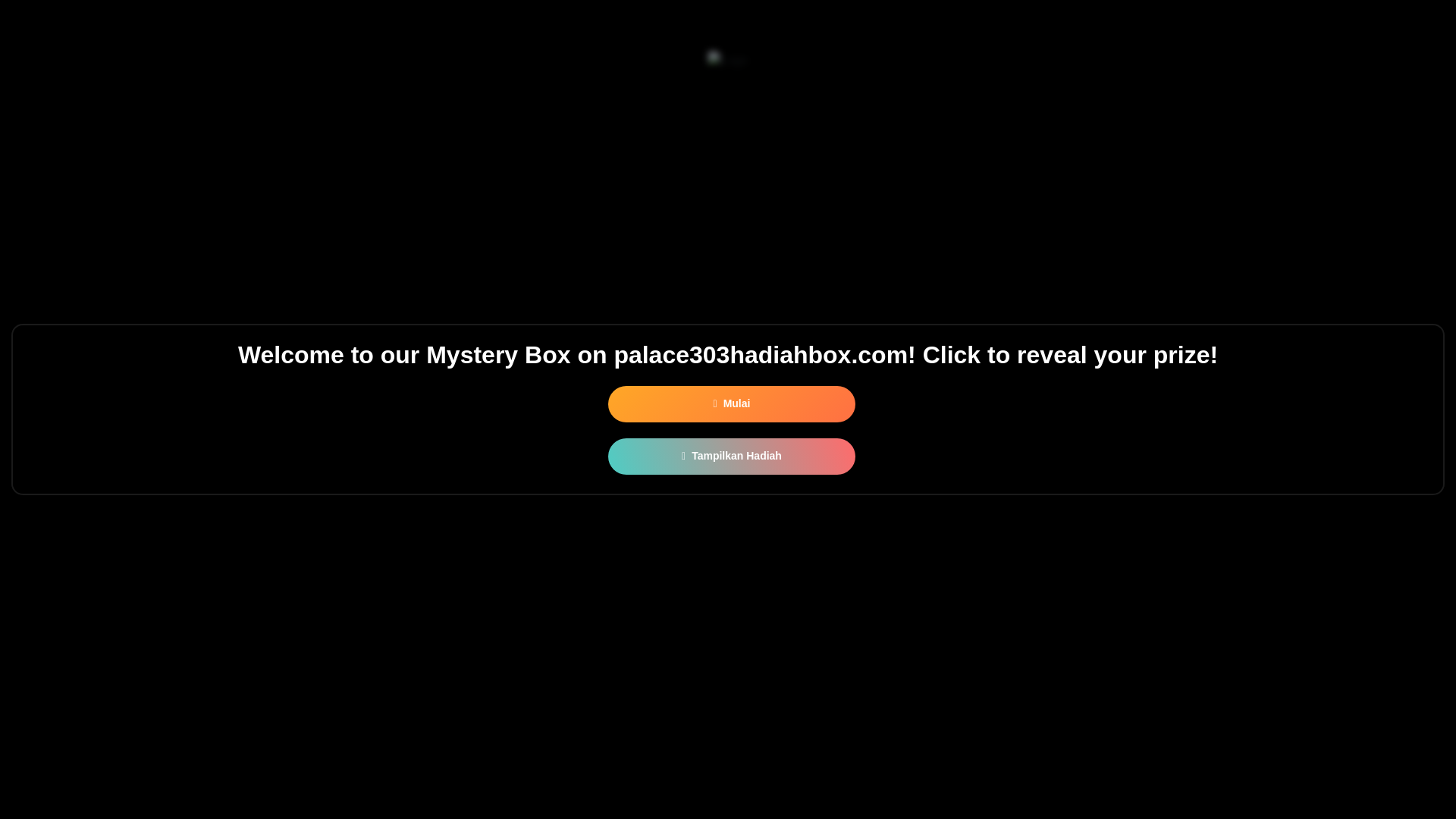 website screenshot of https://palace303hadiahbox.com/