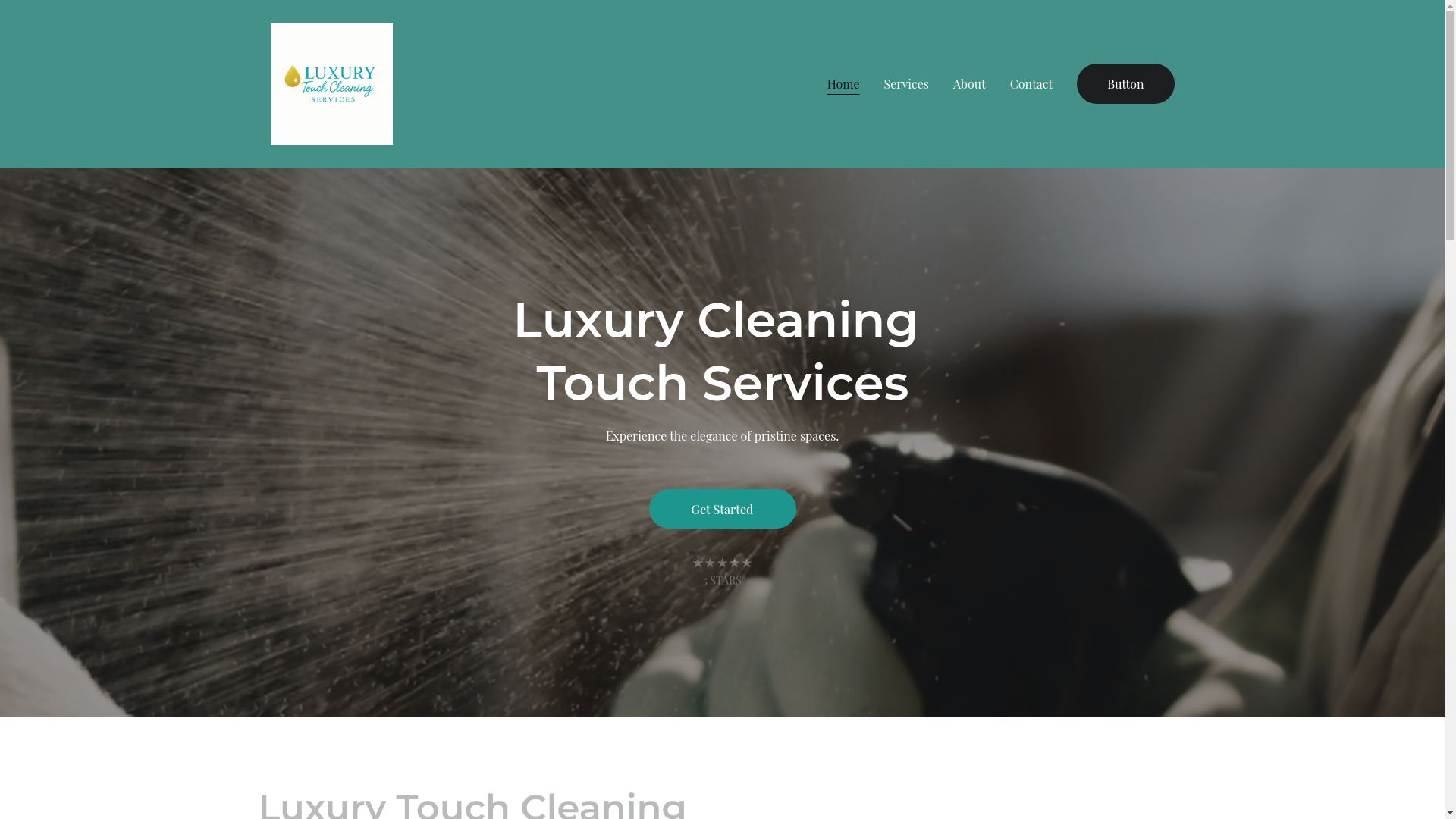 website screenshot of https://luxurytouchcleaningservices.site/