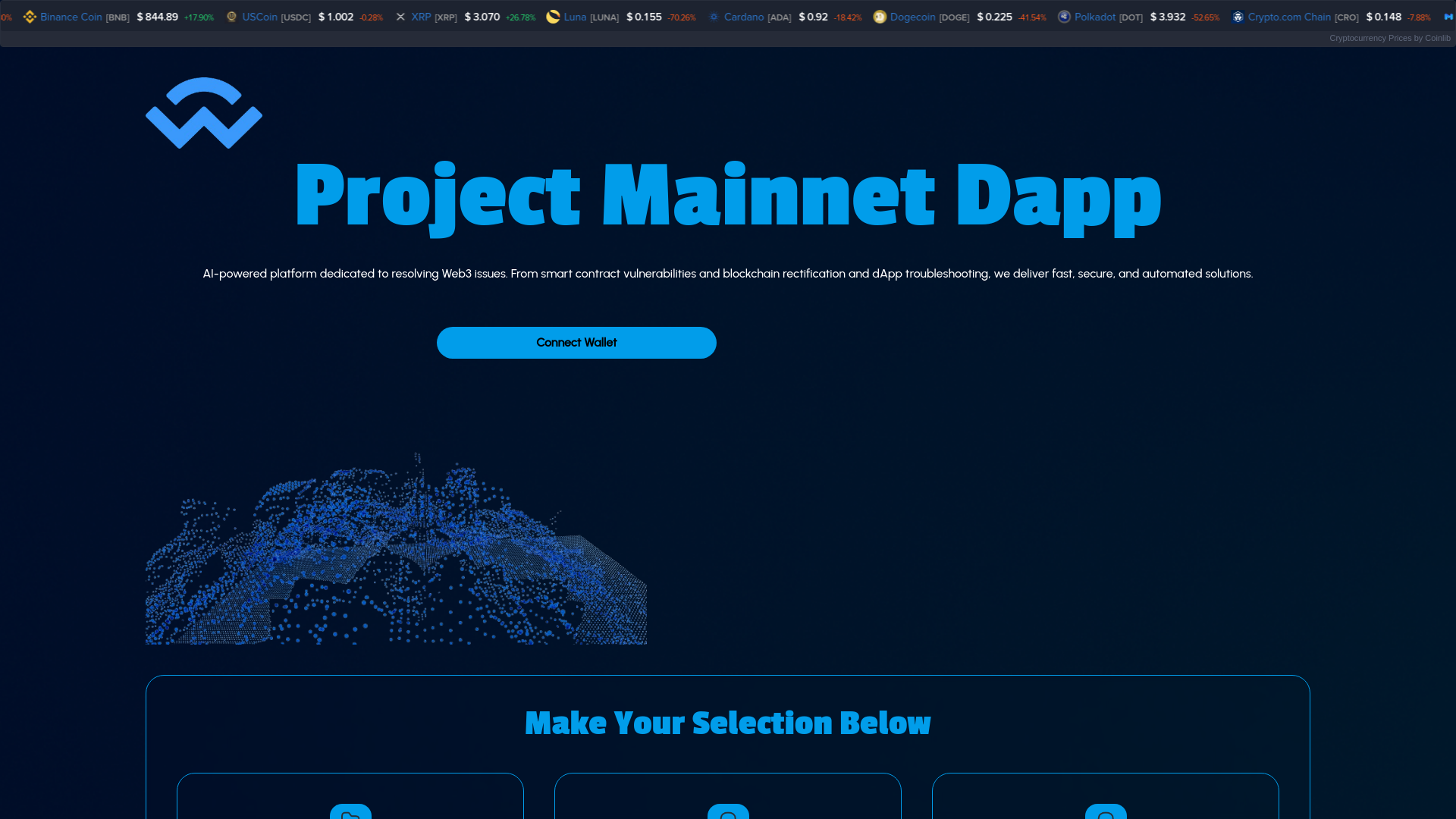 website screenshot of https://cypherockwallet-solutions.pages.dev/