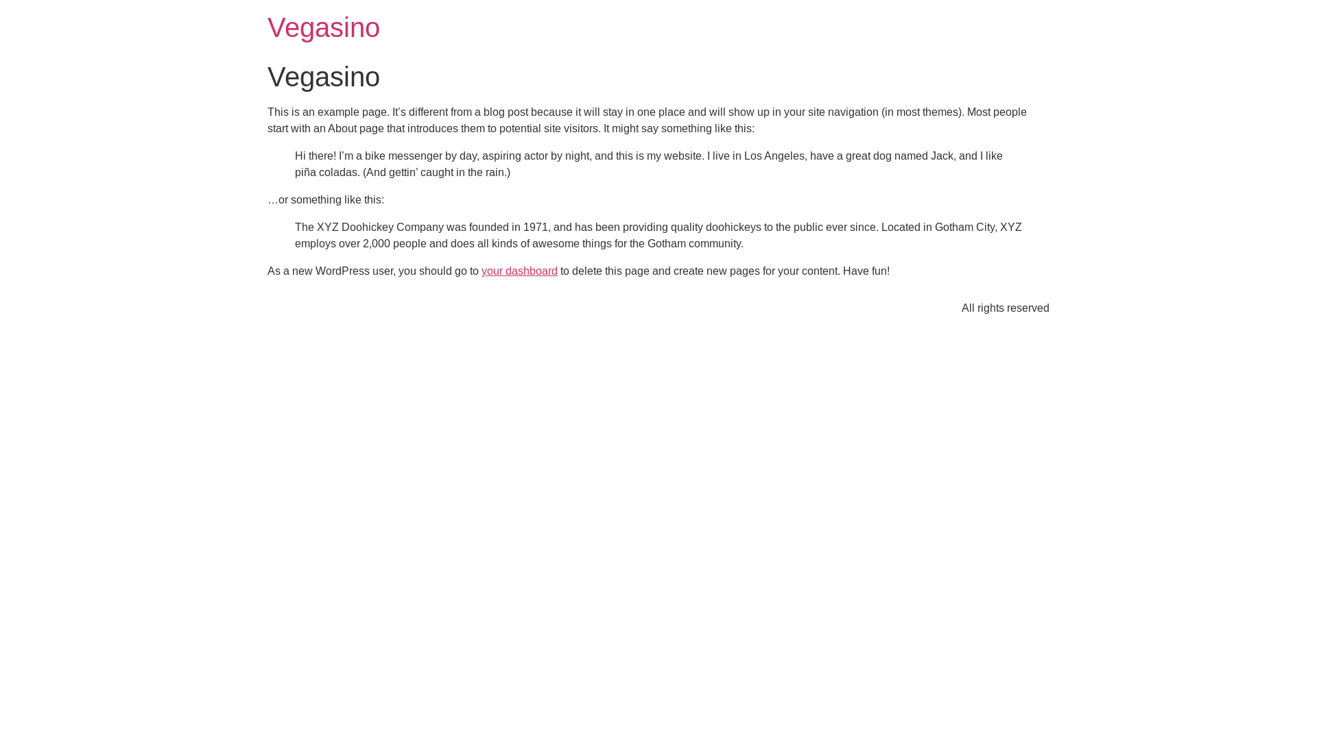 website screenshot of https://vegasino-fr.app/
