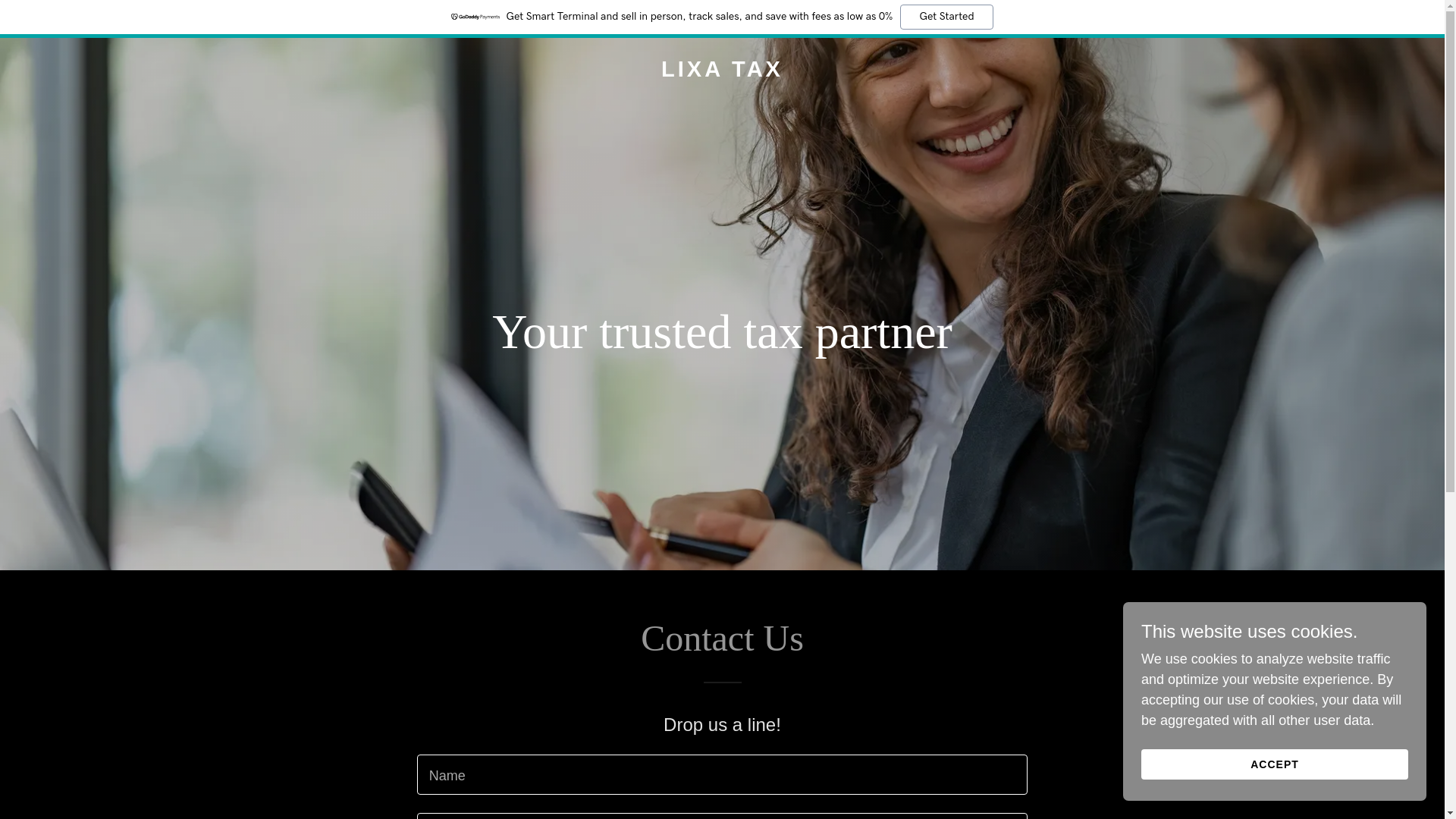 website screenshot of https://lixatax.com/