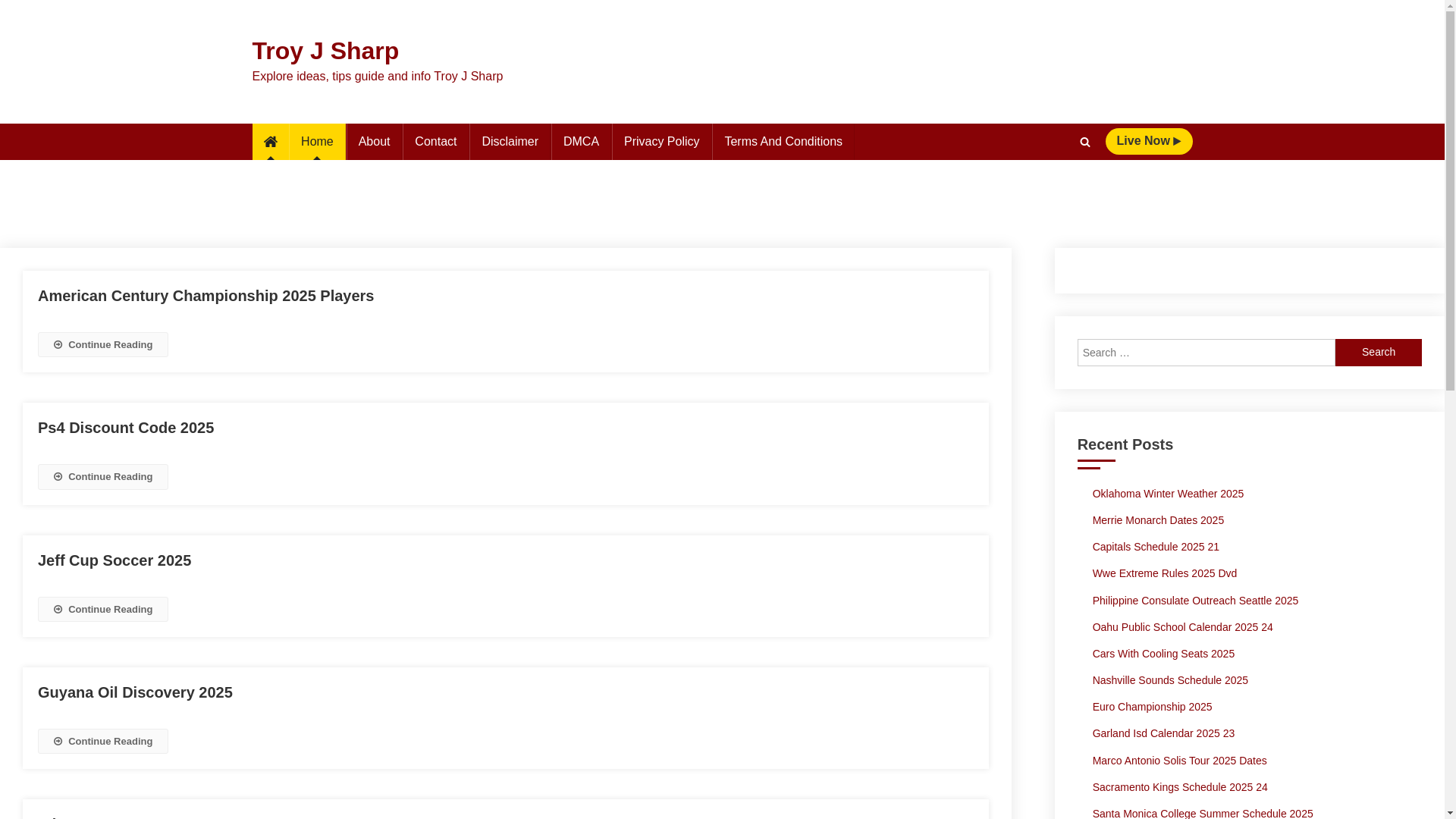 website screenshot of https://troyjsharpo.pages.dev/