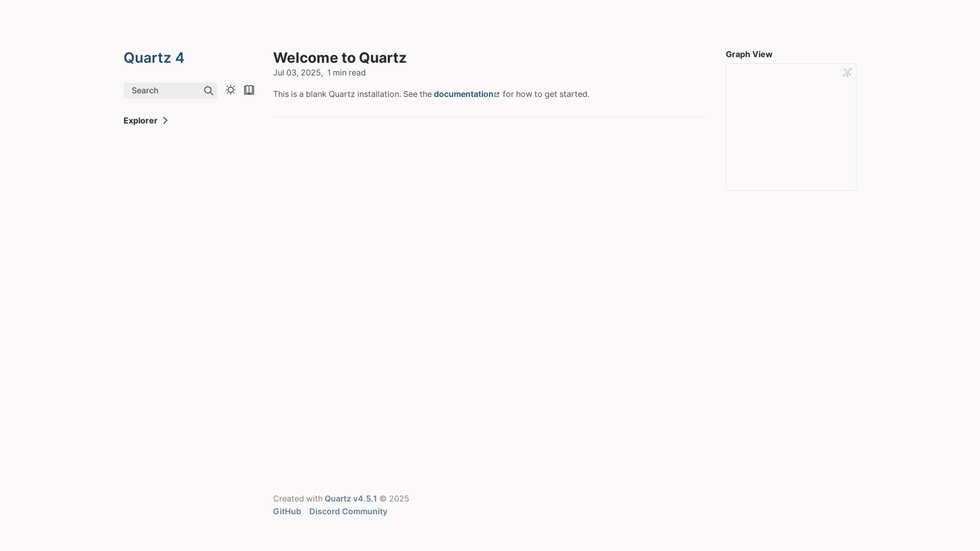 website screenshot of https://quartz-test-opn.pages.dev/
