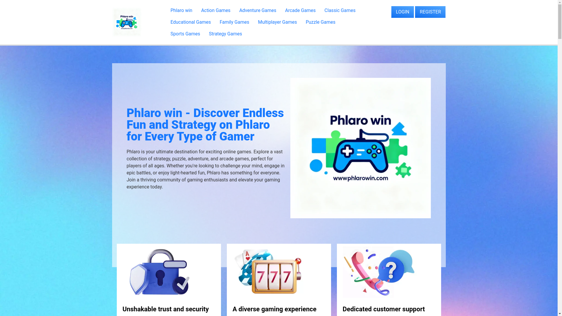 website screenshot of https://wwwphlarowin.com/