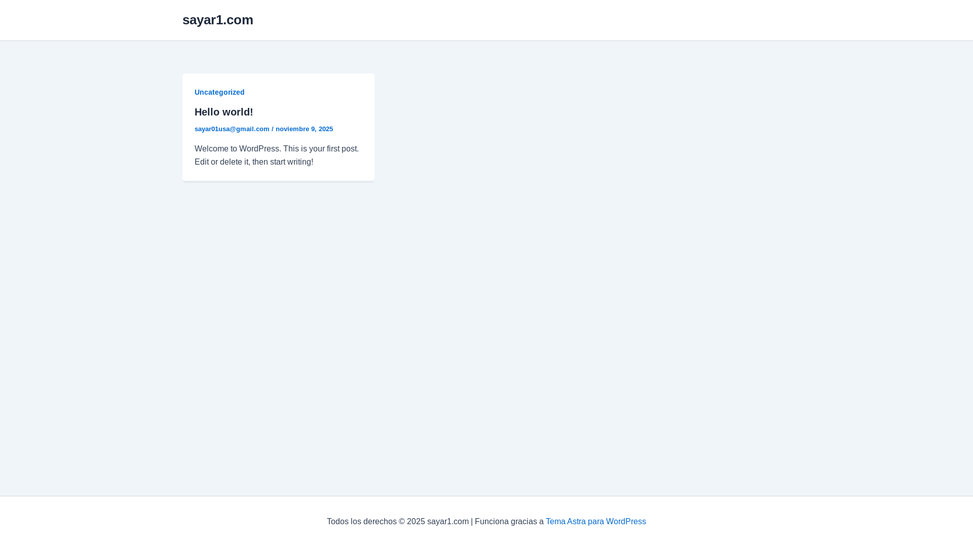 website screenshot of https://sayar1.com/