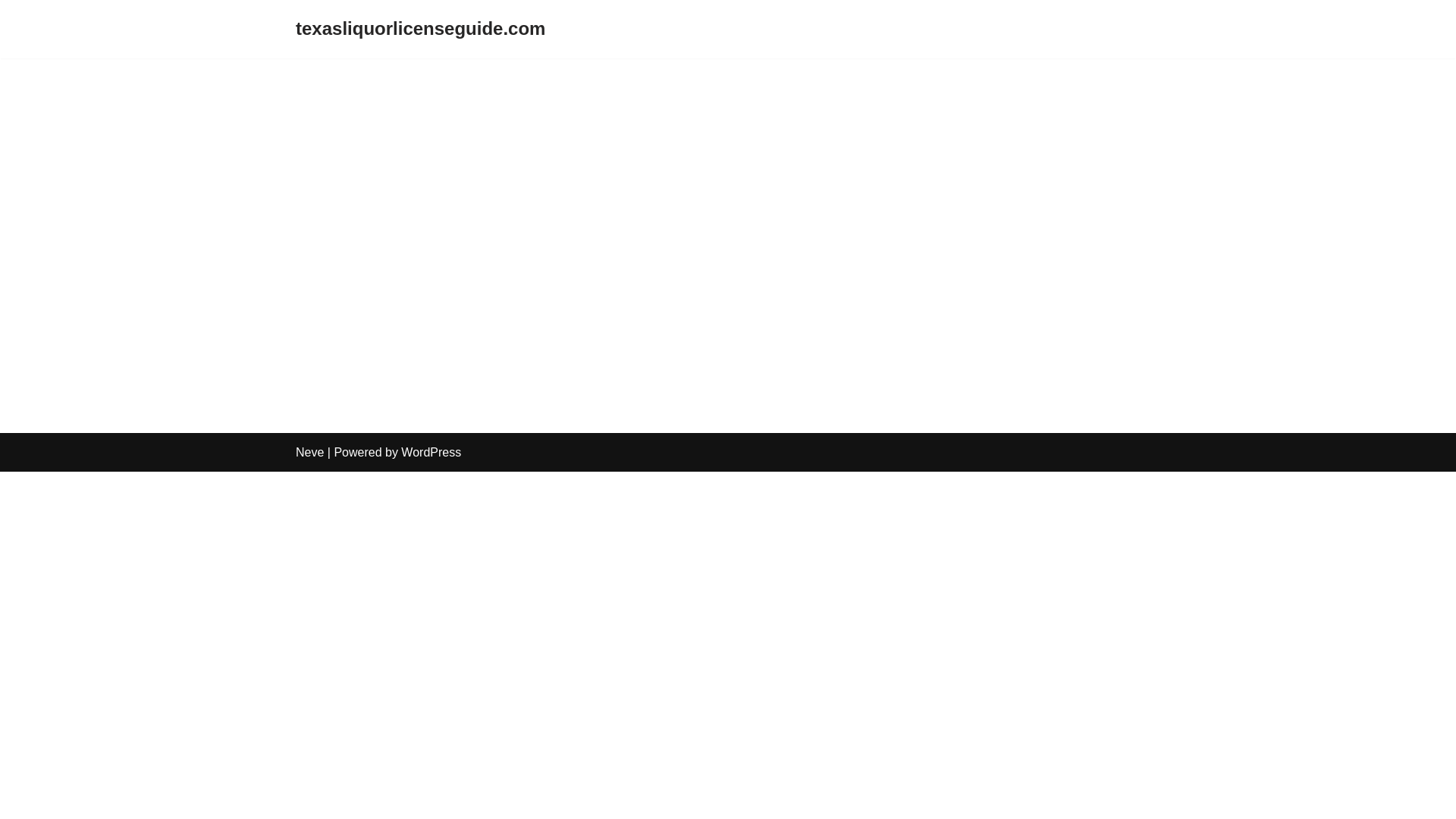 website screenshot of https://texasliquorlicenseguide.com/