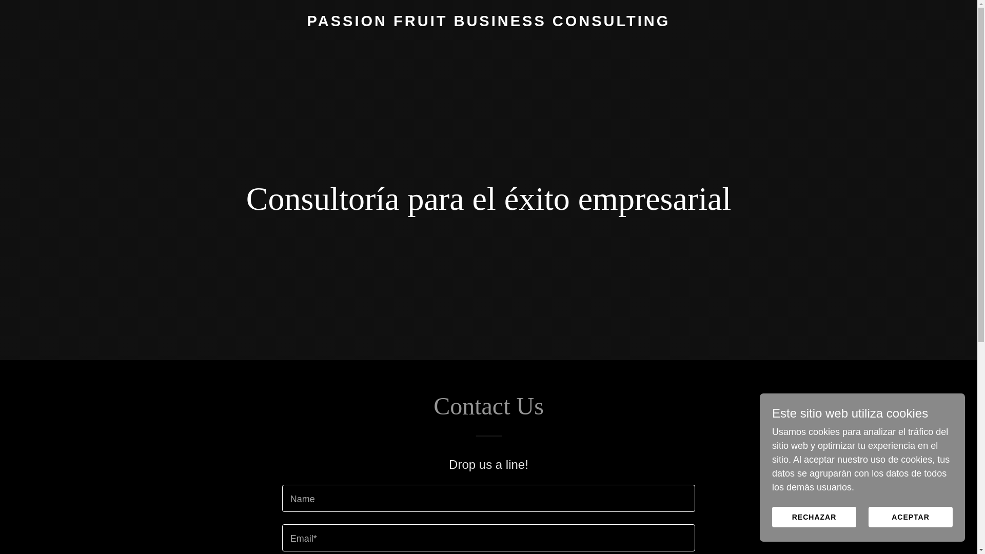 website screenshot of https://passionfruitbc.com/