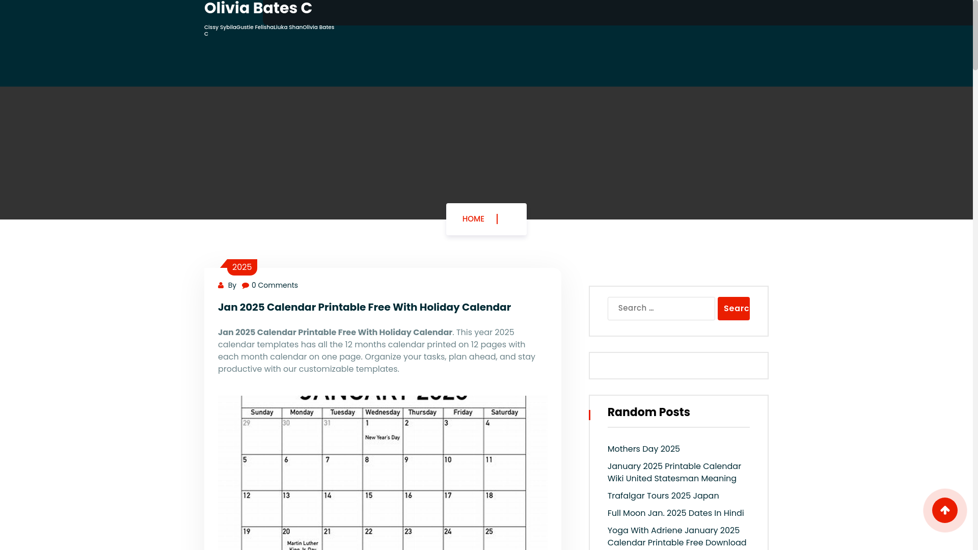 website screenshot of https://oliviabatesc.pages.dev/