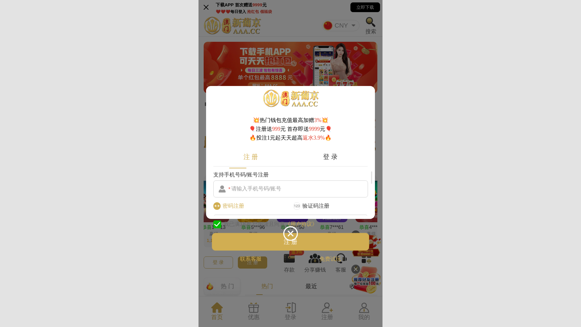 website screenshot of https://23810.vip