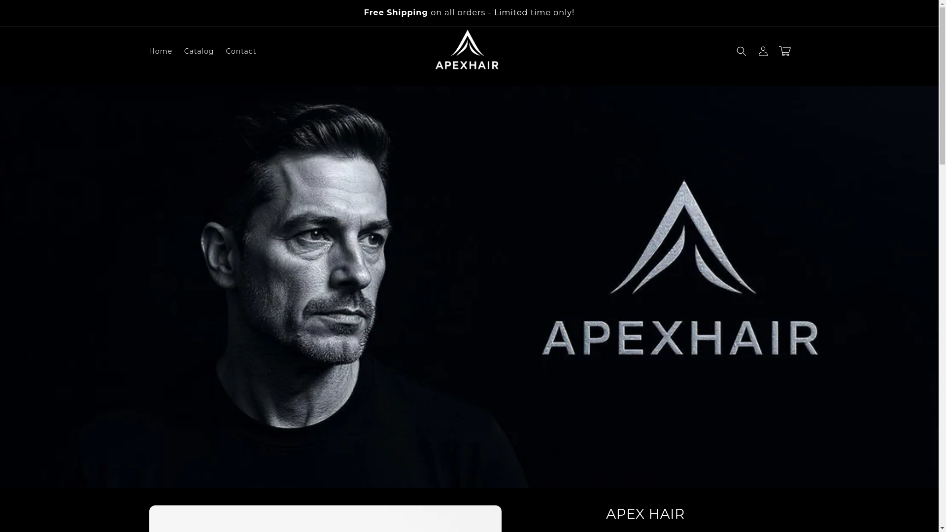 website screenshot of https://apexhair.de/