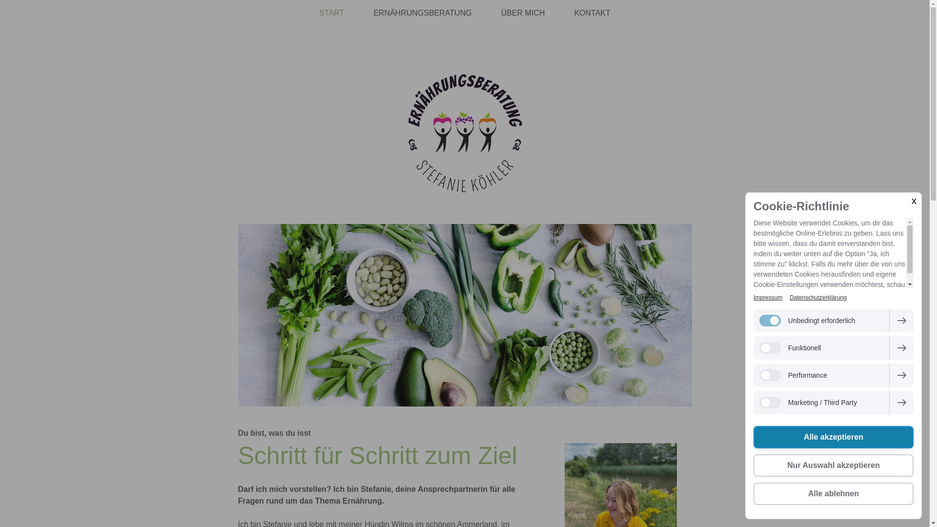 website screenshot of https://ernaehrungsberatung-koehler.com/