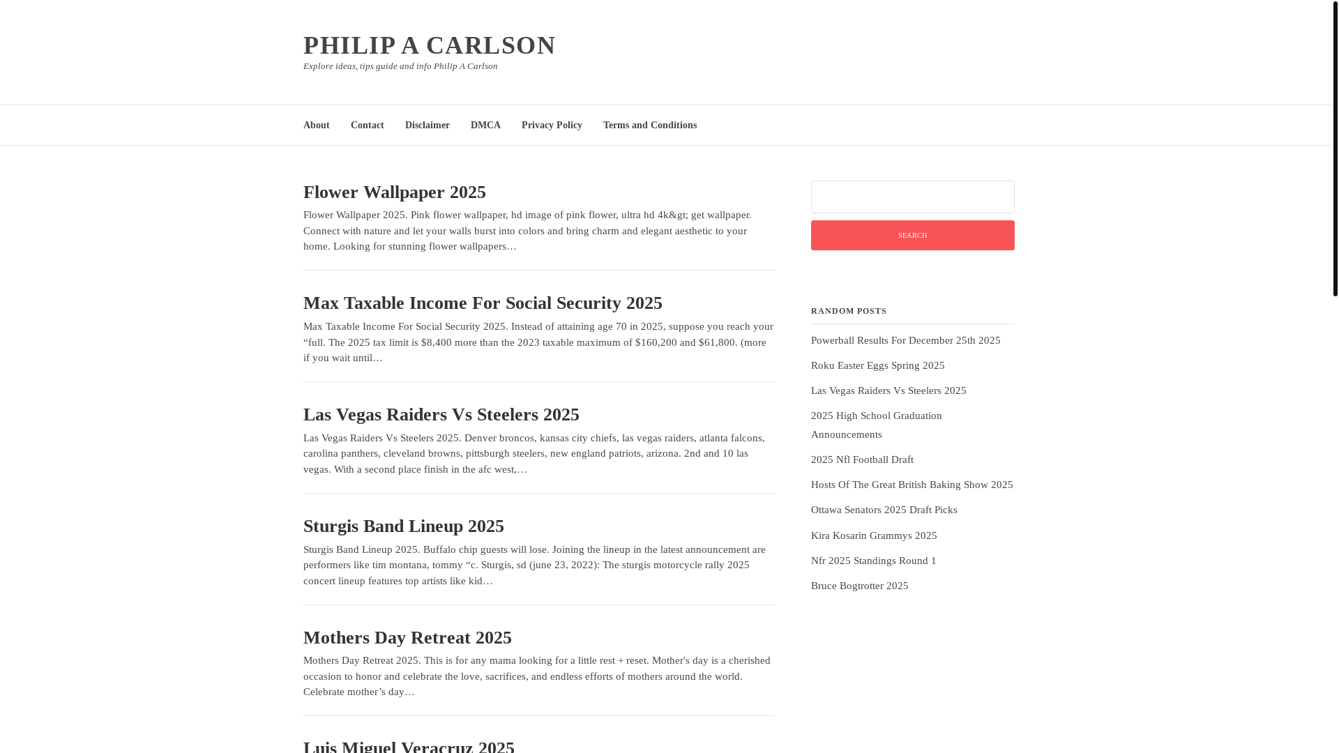 website screenshot of https://philipacarlsonf.pages.dev/