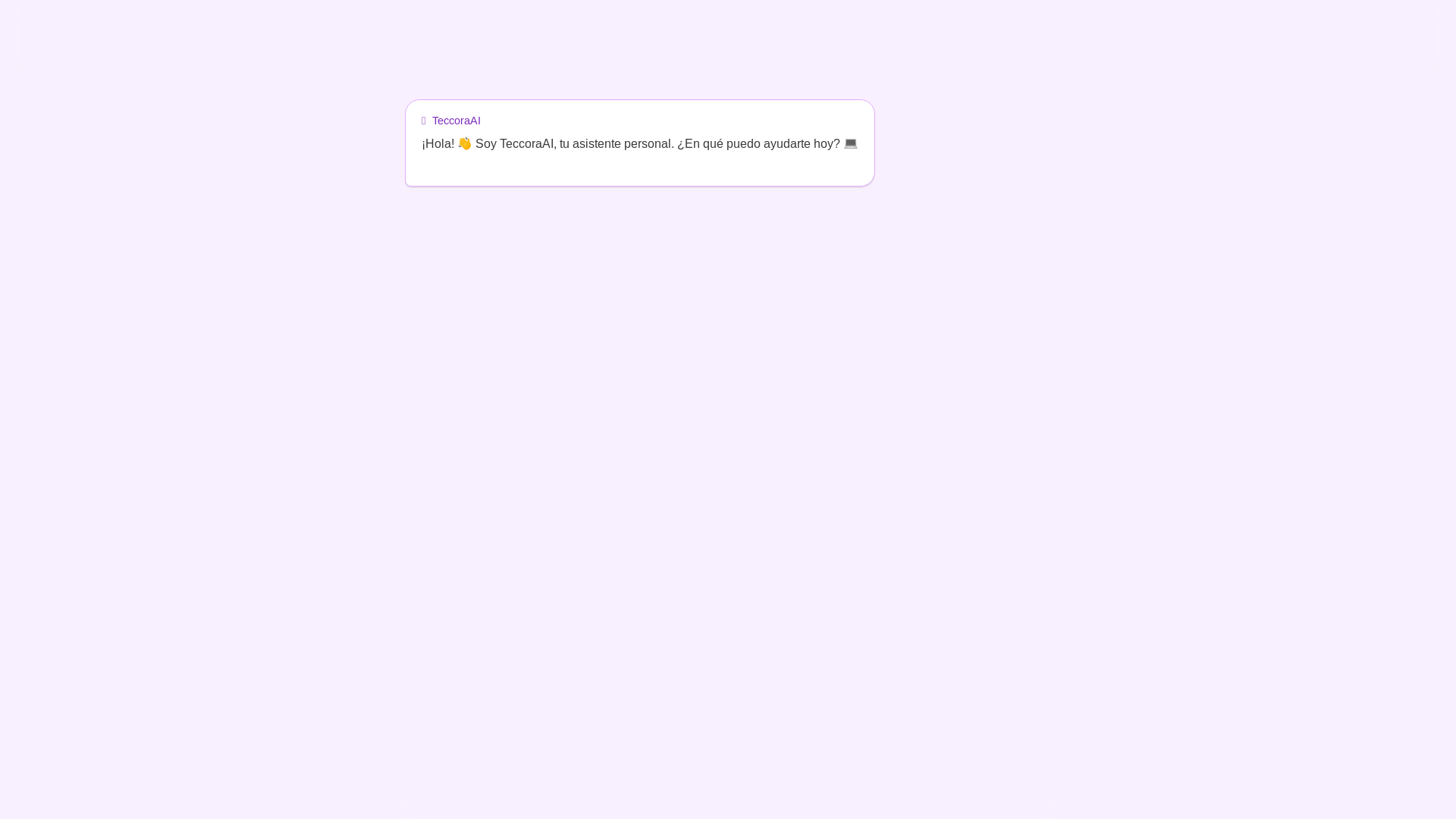 website screenshot of https://teccora-ai.pages.dev/