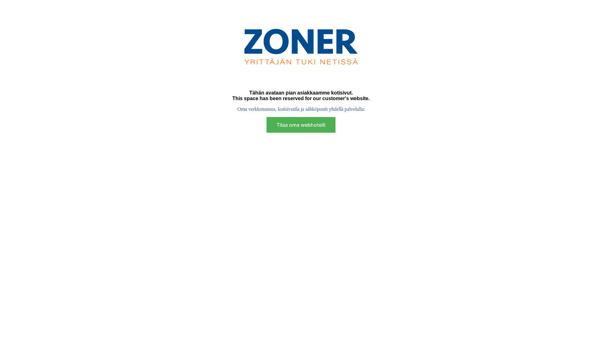 website screenshot of https://hameateriat.fi/