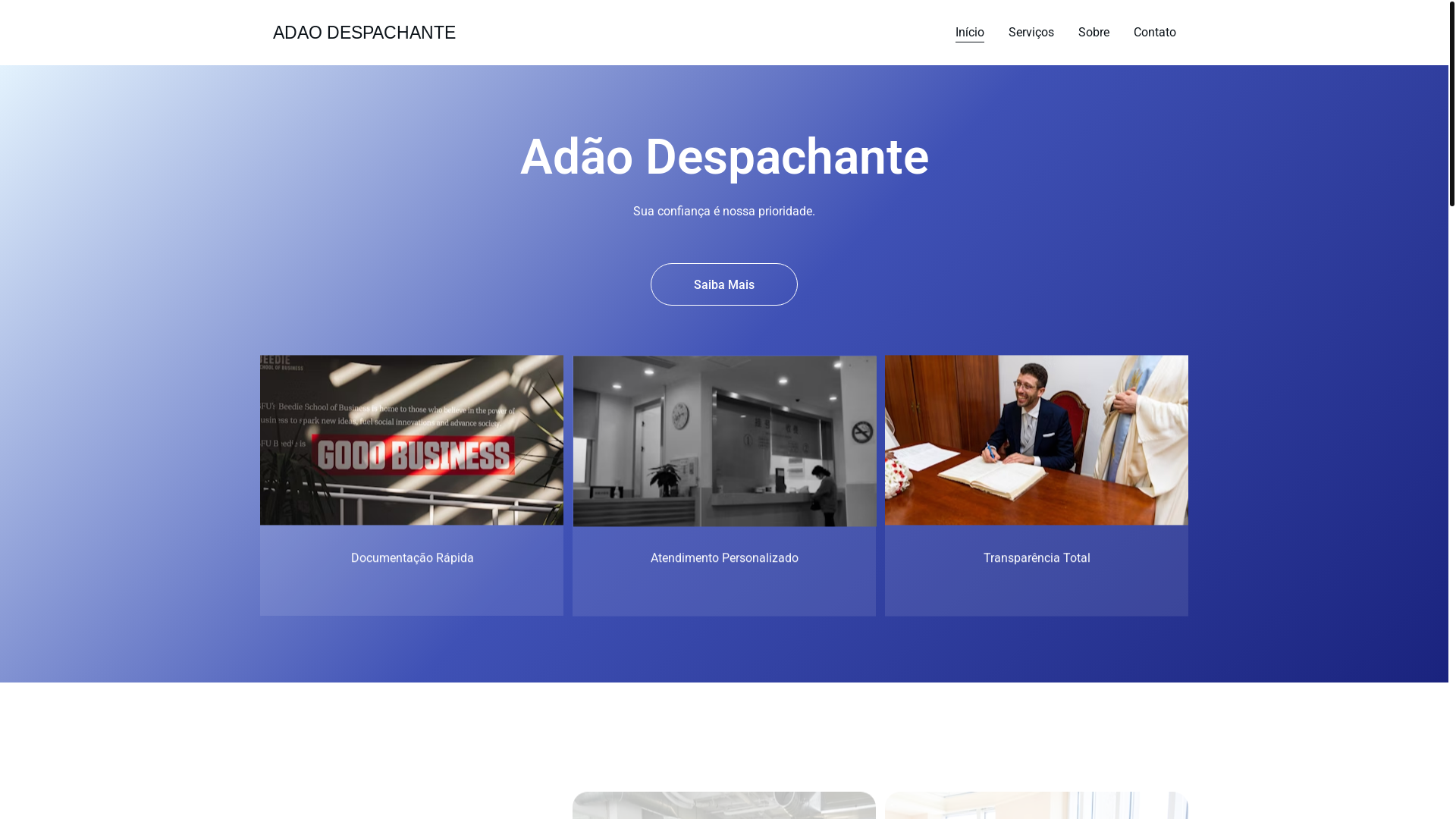 website screenshot of https://adaodespachante.shop/