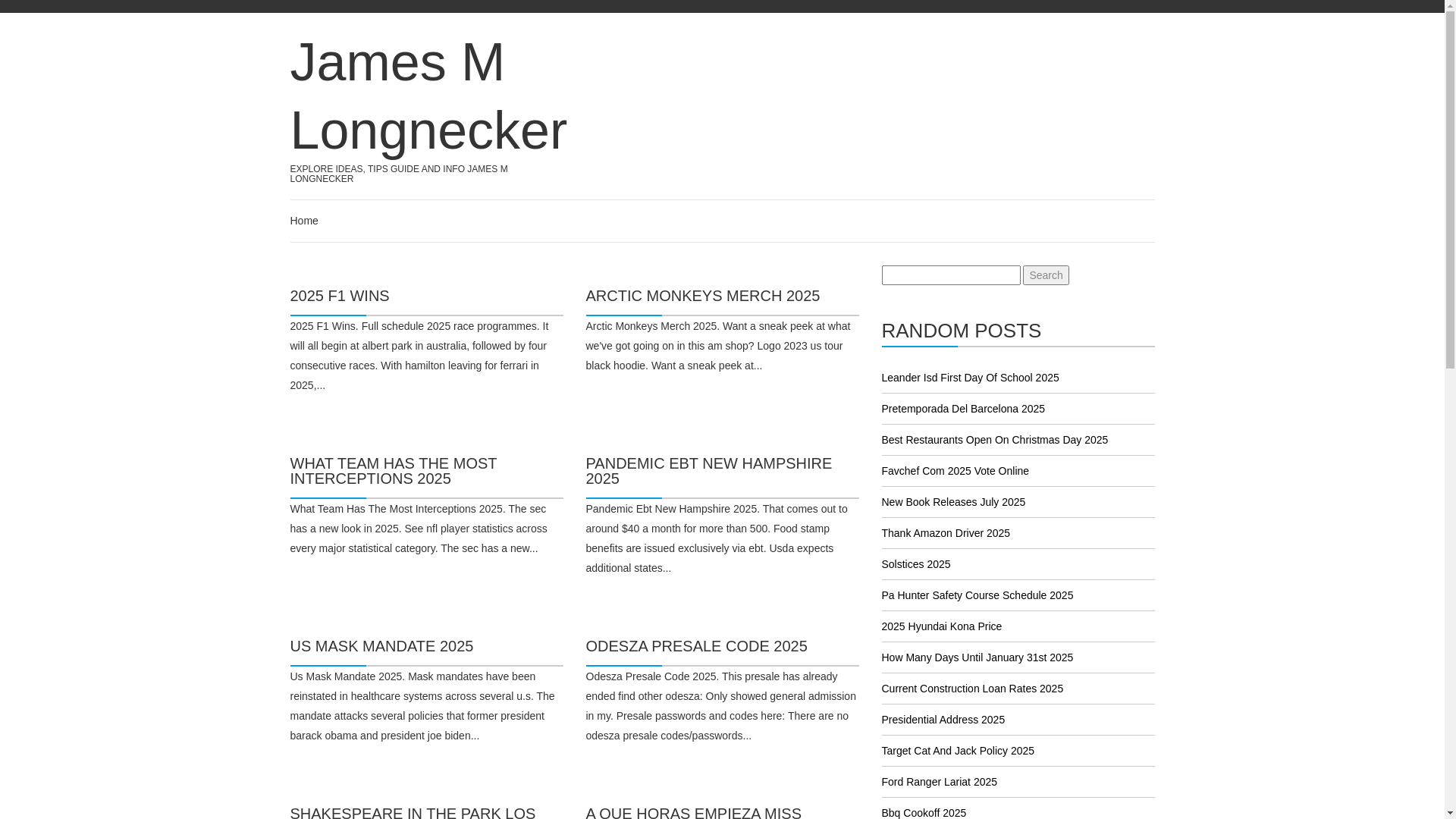 website screenshot of https://jamesmlongneckerm.pages.dev/