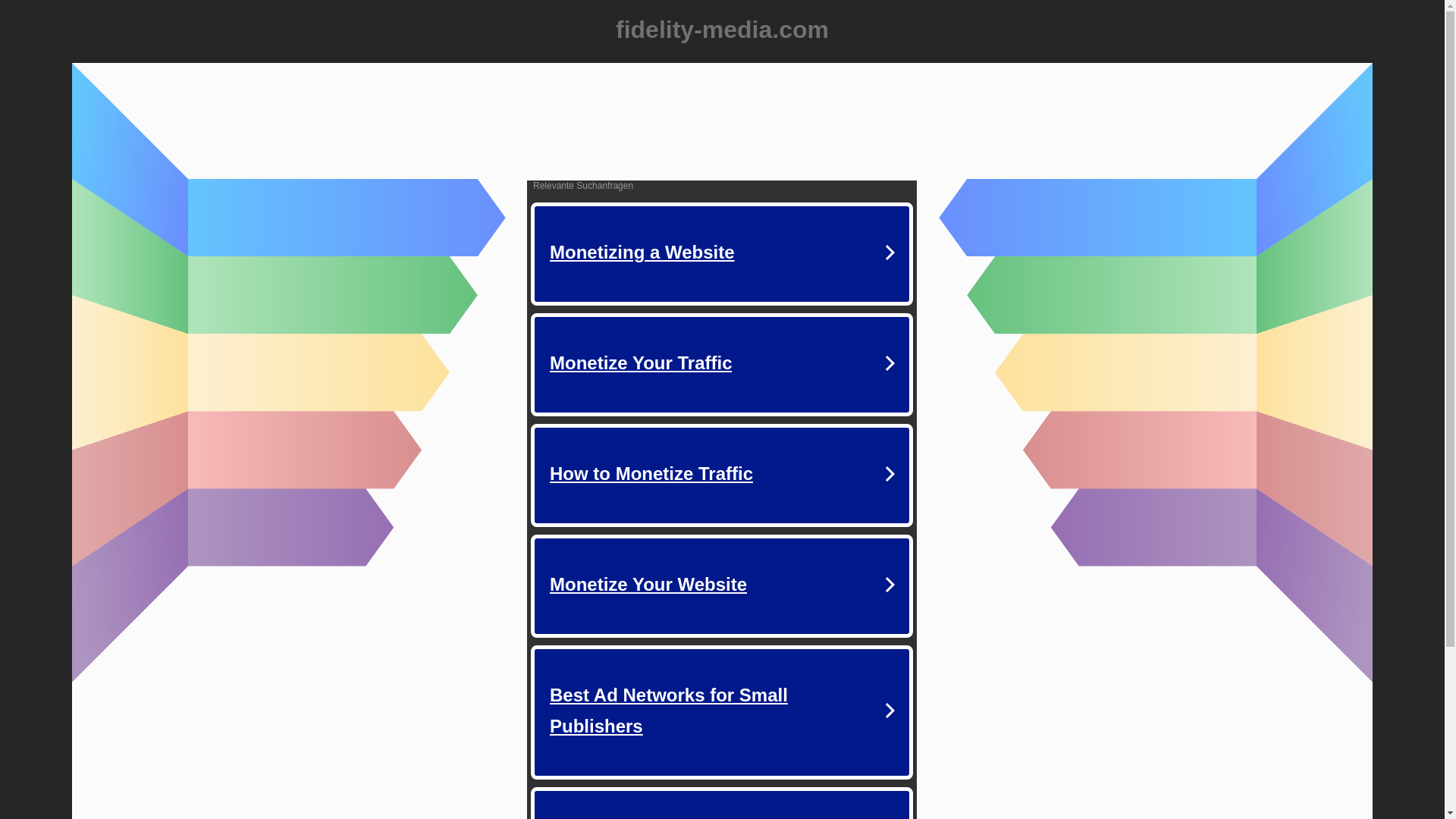 website screenshot of https://x.fidelity-media.com/