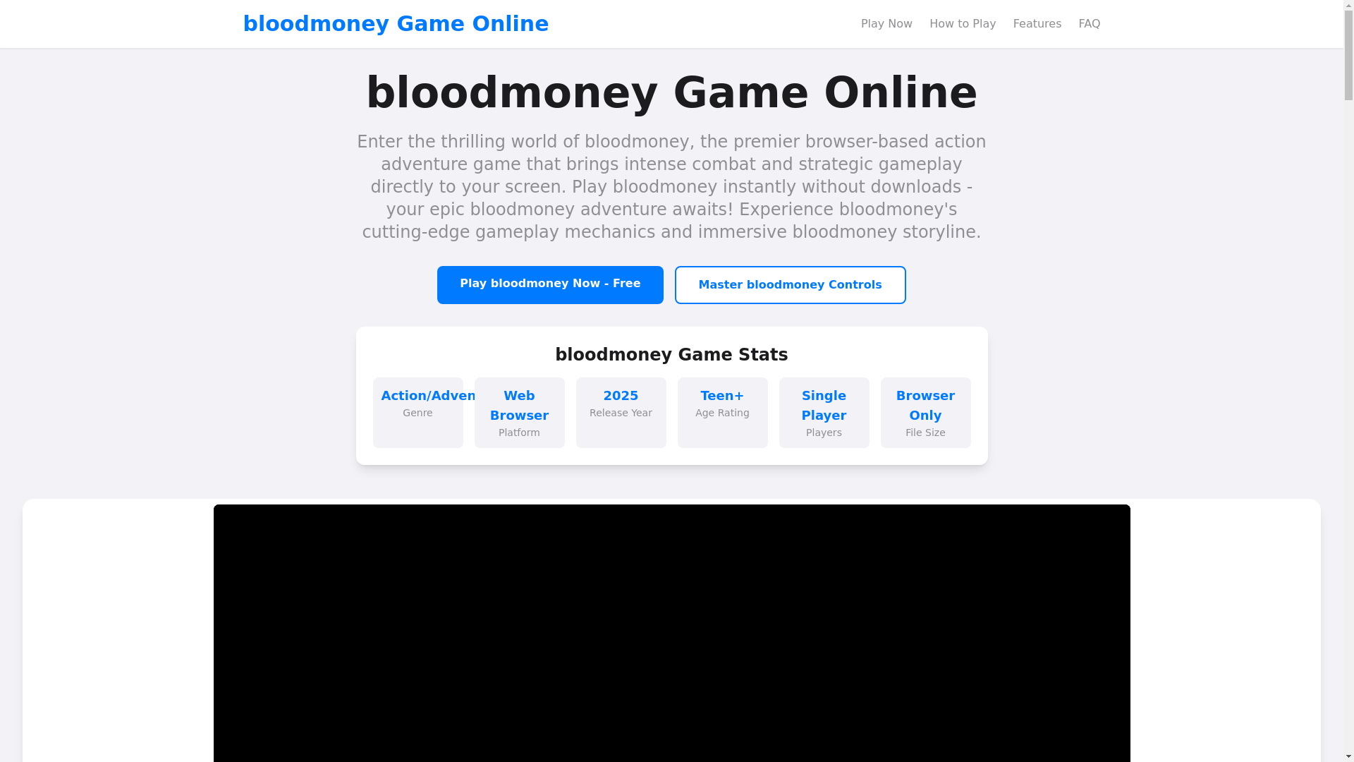 website screenshot of https://game-bloodmoney.pages.dev/