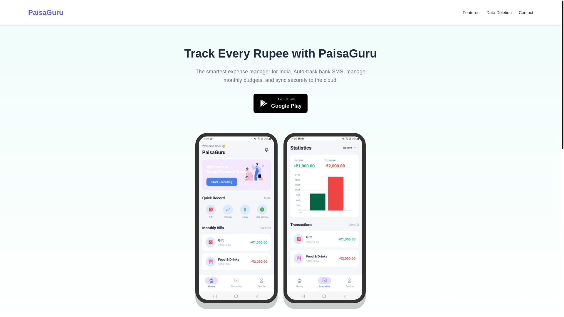 website screenshot of https://www-paisaguru-click.pages.dev/