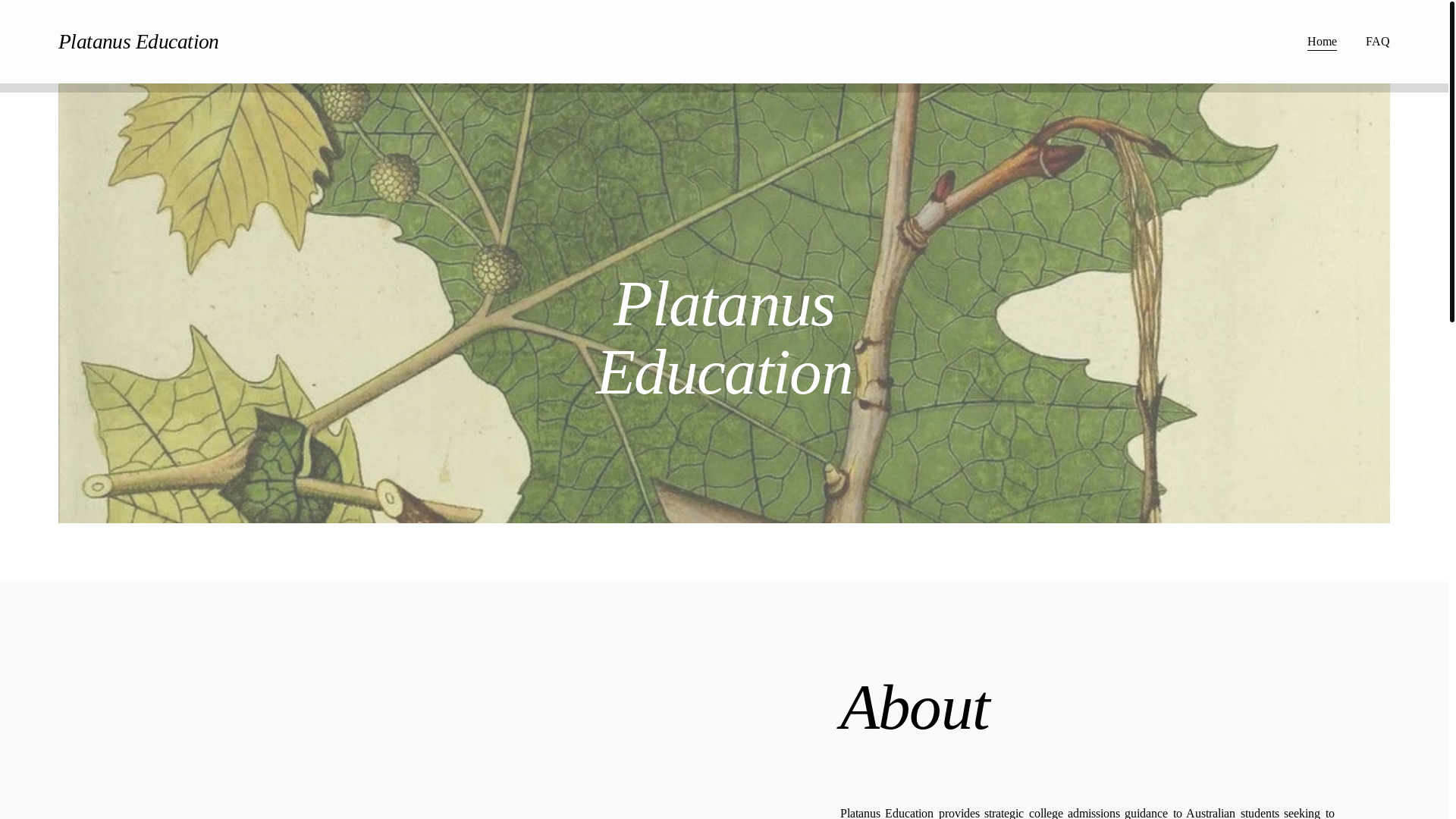 website screenshot of https://platanus-education.com/