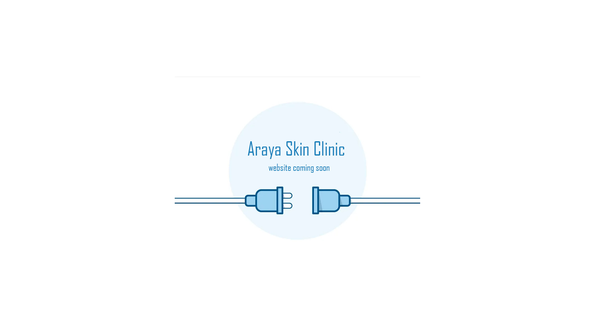 website screenshot of https://arayaskinclinic.co.uk/