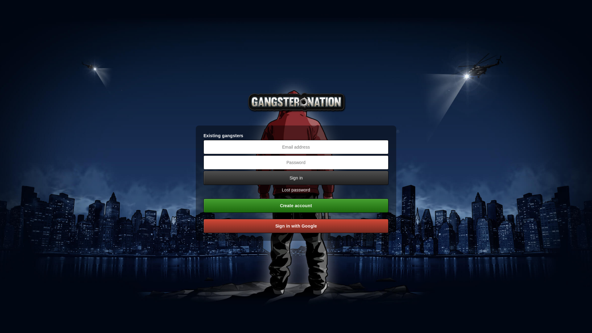 website screenshot of https://gangster-nation-webapp.pages.dev/