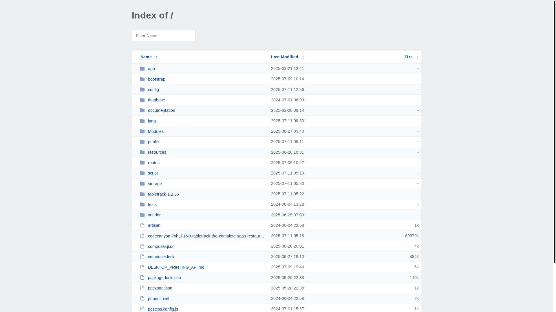 website screenshot of https://tablestack.org/