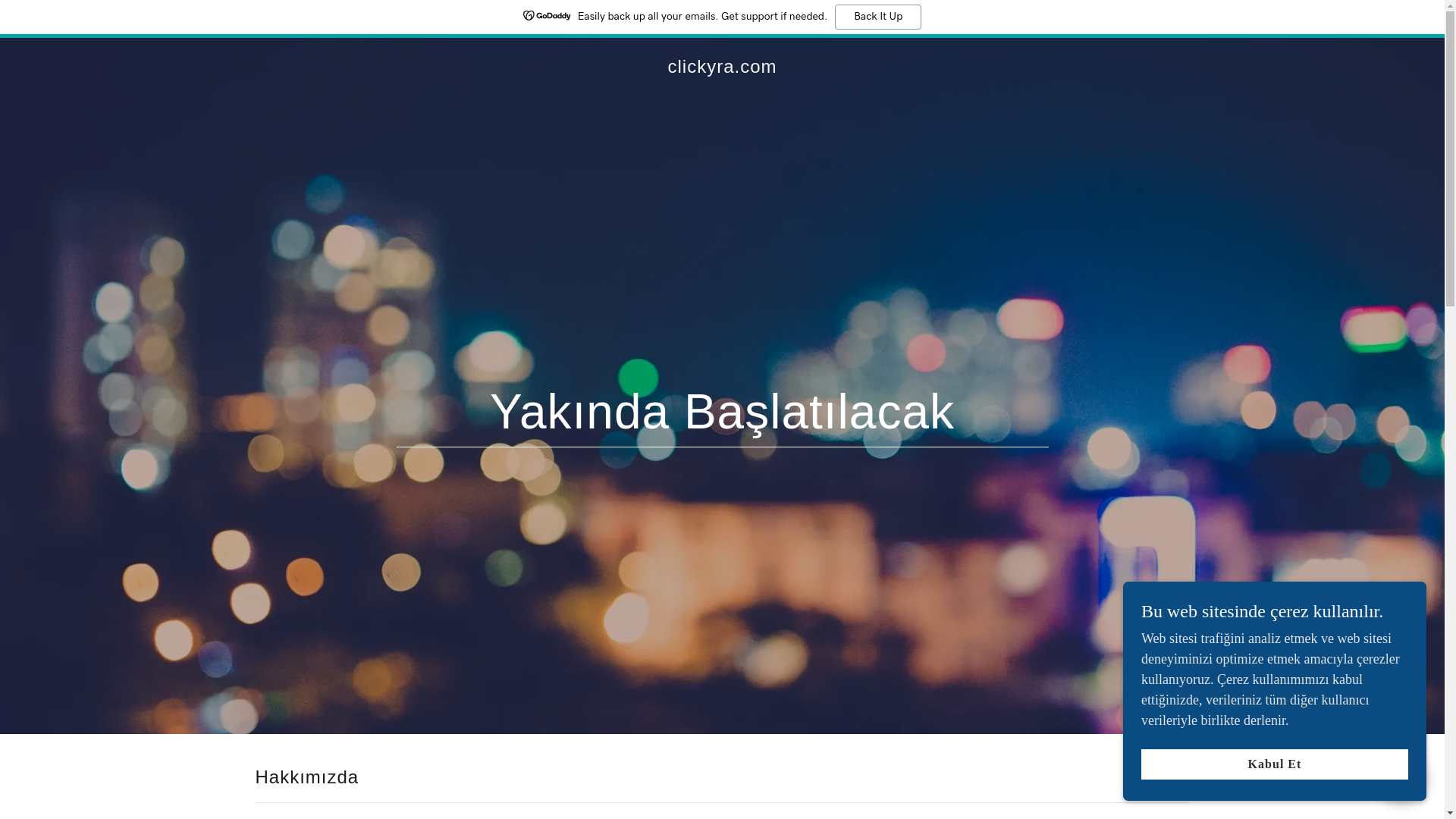 website screenshot of https://clickyra.com/
