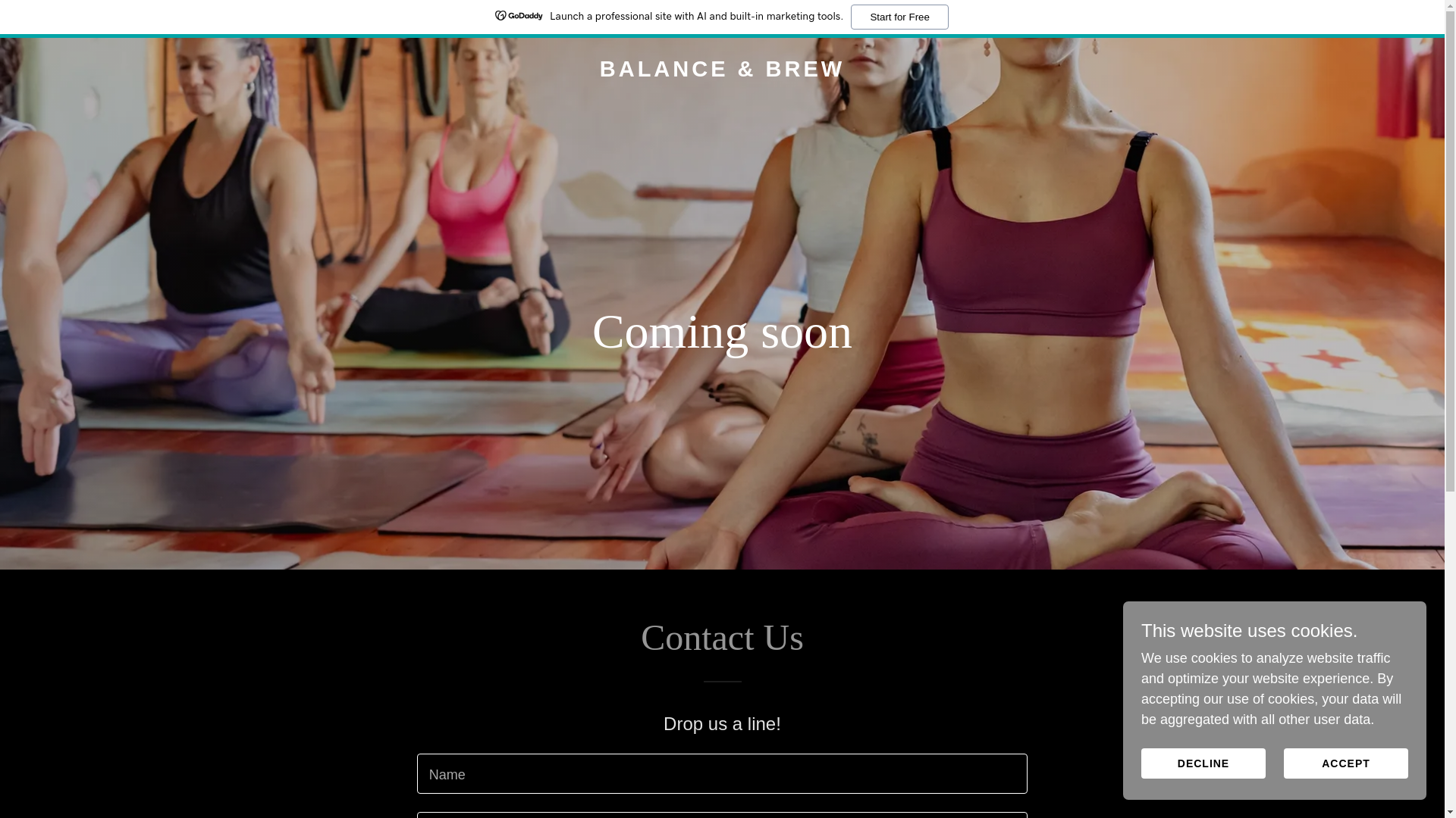 website screenshot of https://balancenbrew.co.uk/
