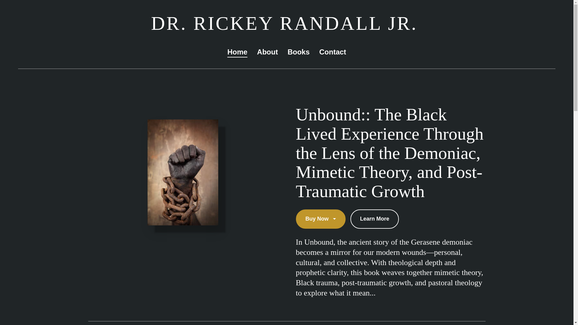 website screenshot of https://rickeyrandalljr.com/