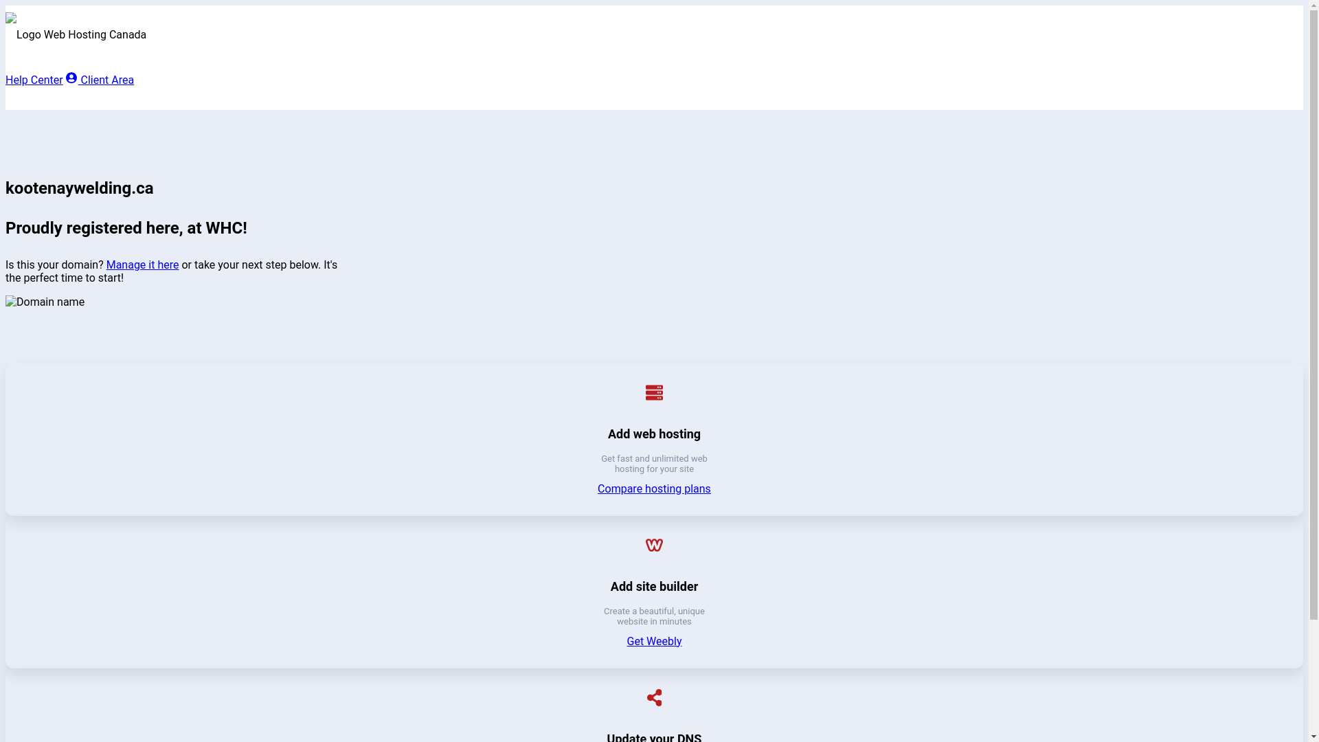 website screenshot of https://kootenaywelding.ca/
