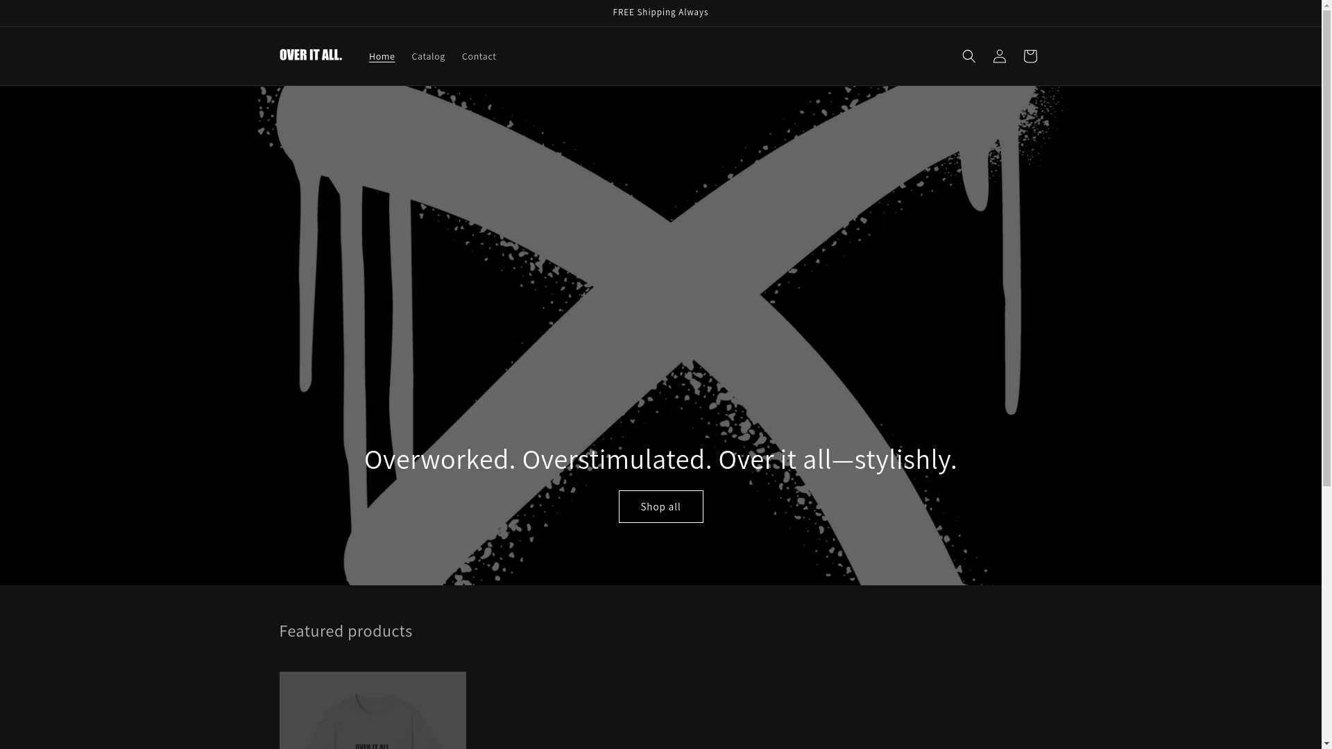 website screenshot of https://overitallco.com/