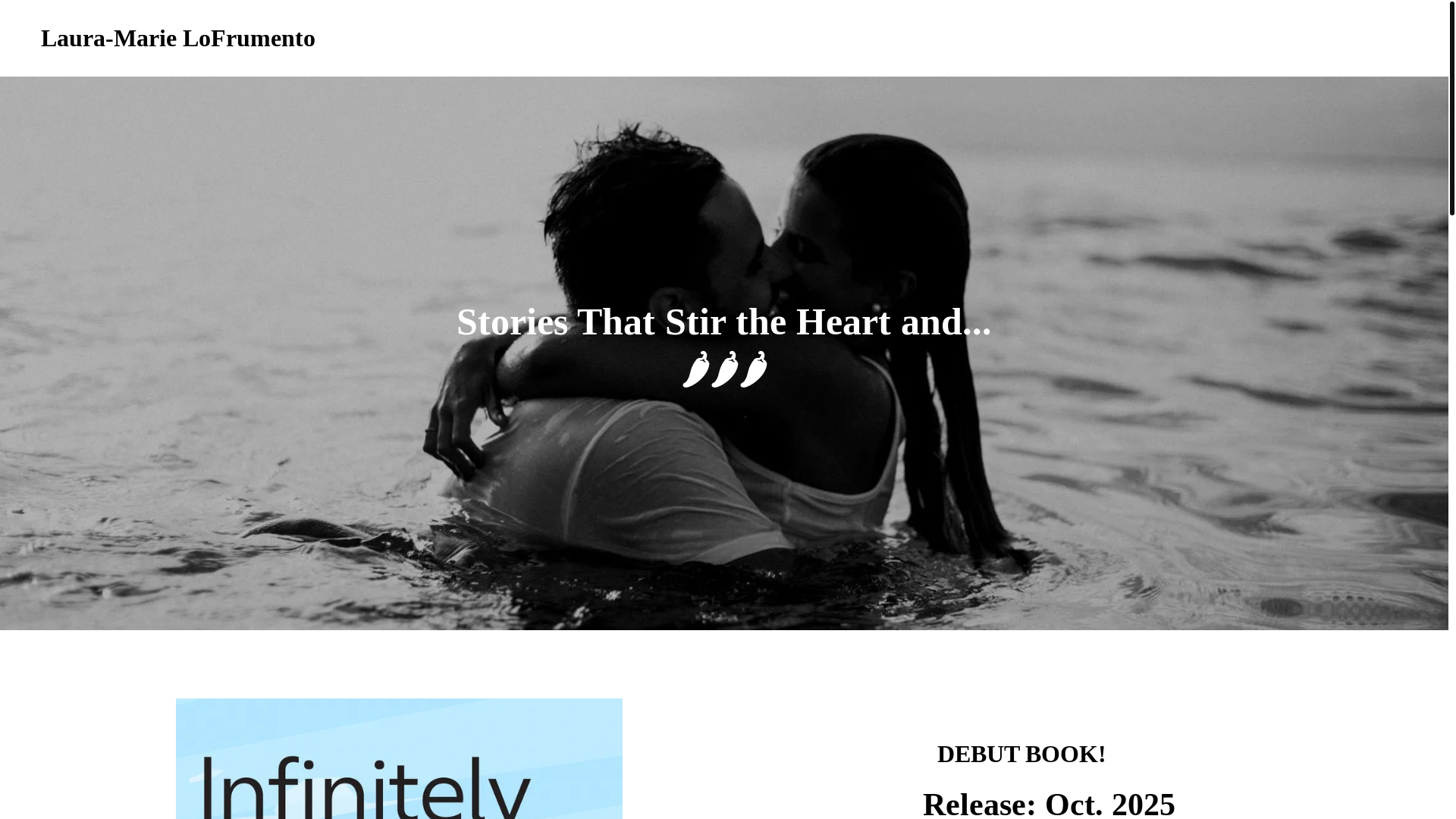 website screenshot of https://lauramarielofrumento.com/