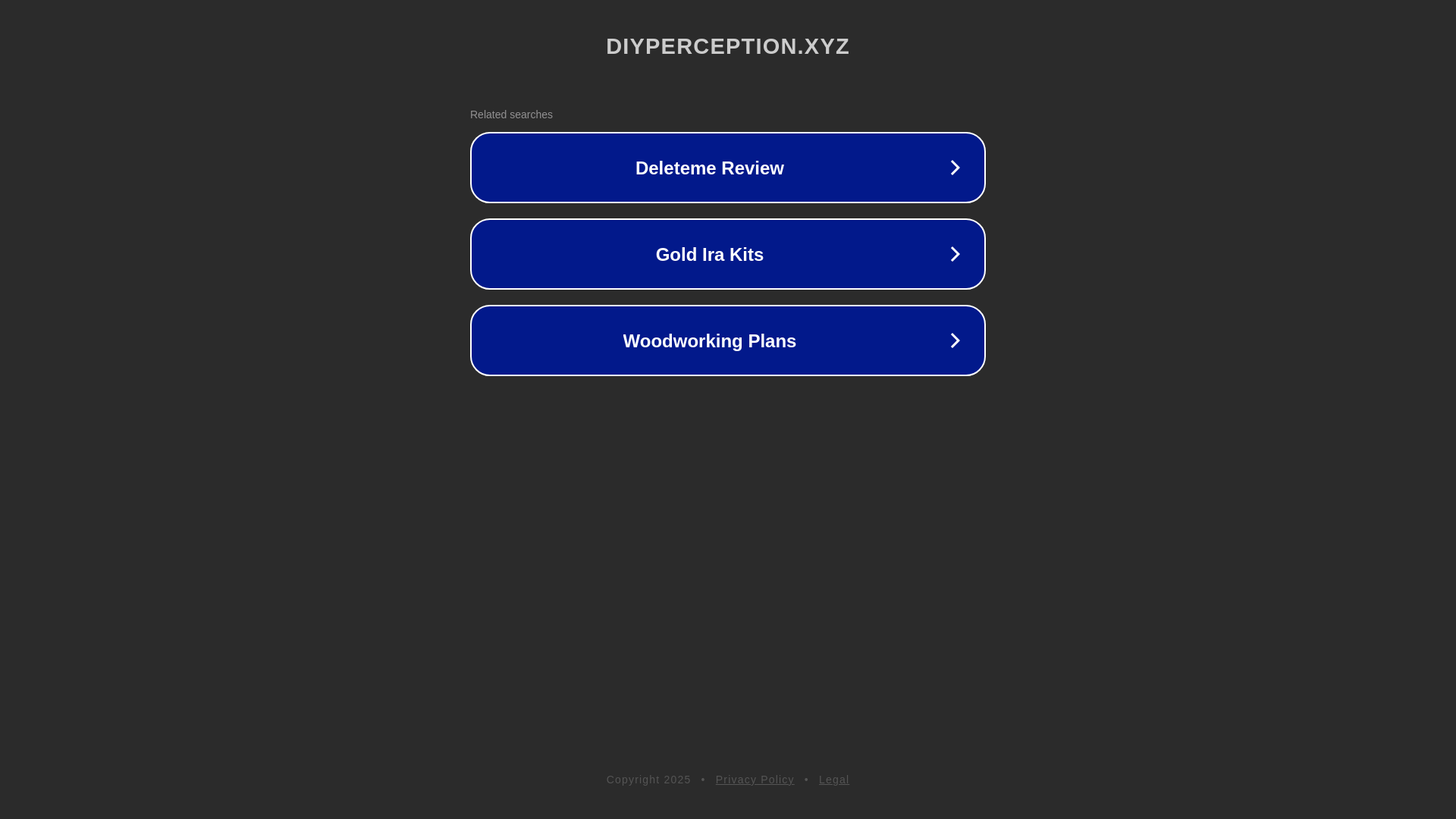 website screenshot of https://diyperception.xyz/