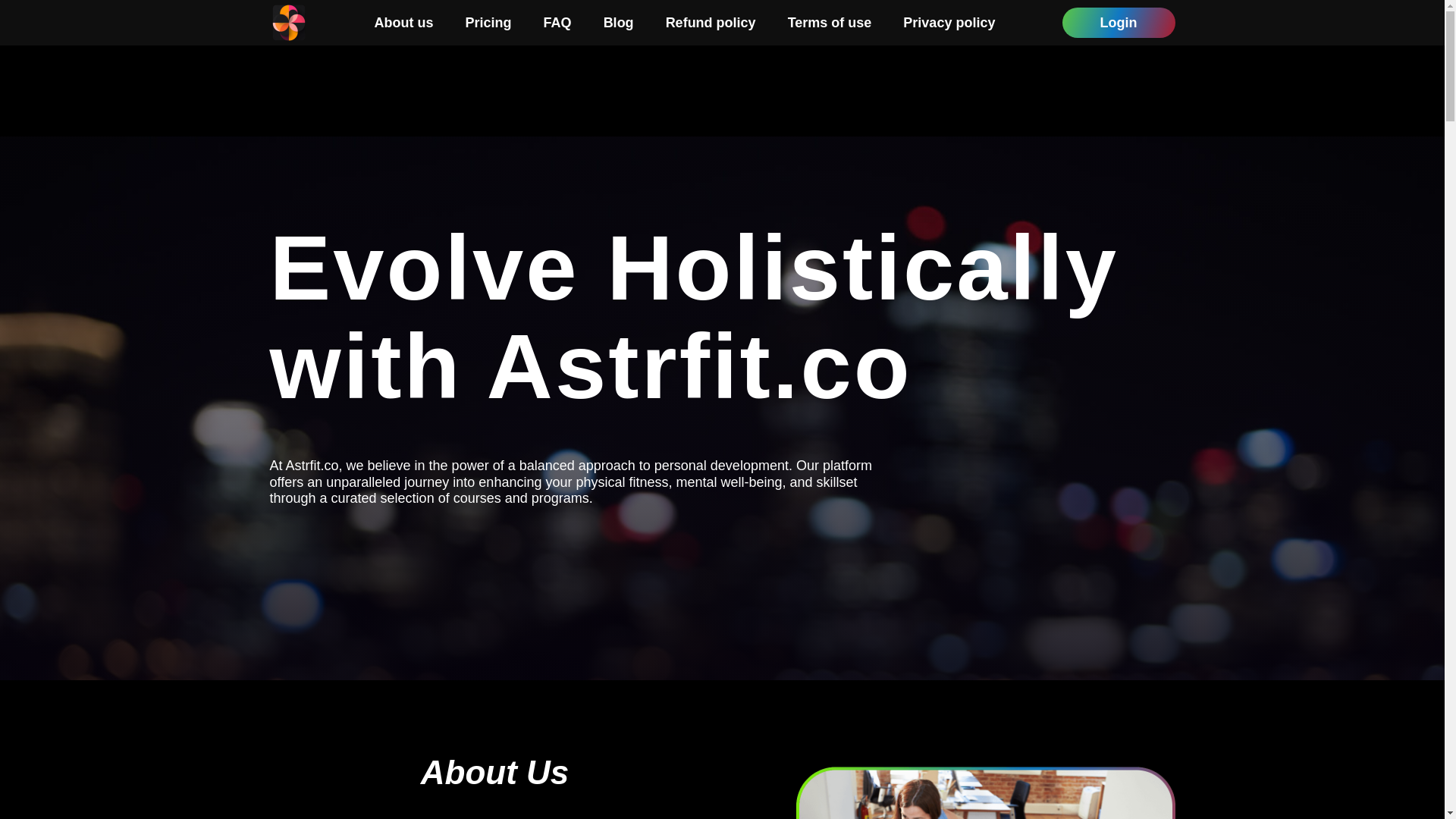 website screenshot of https://astrfit-co.pages.dev/