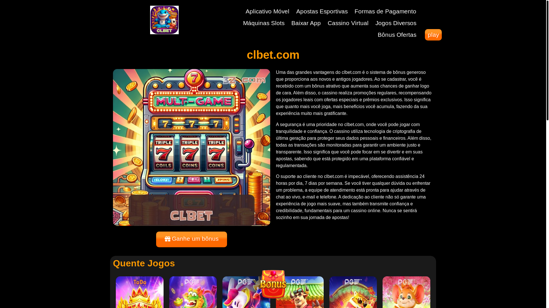 website screenshot of https://clbetbra.com/