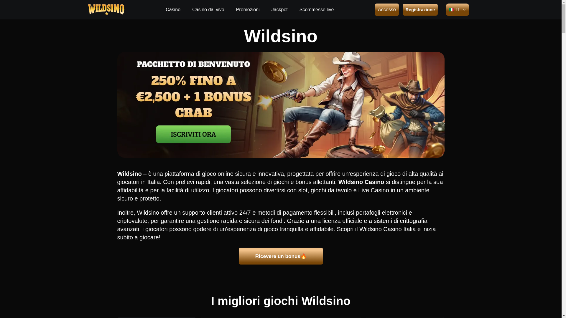 website screenshot of https://wildsinocasino-it-4473.pages.dev/