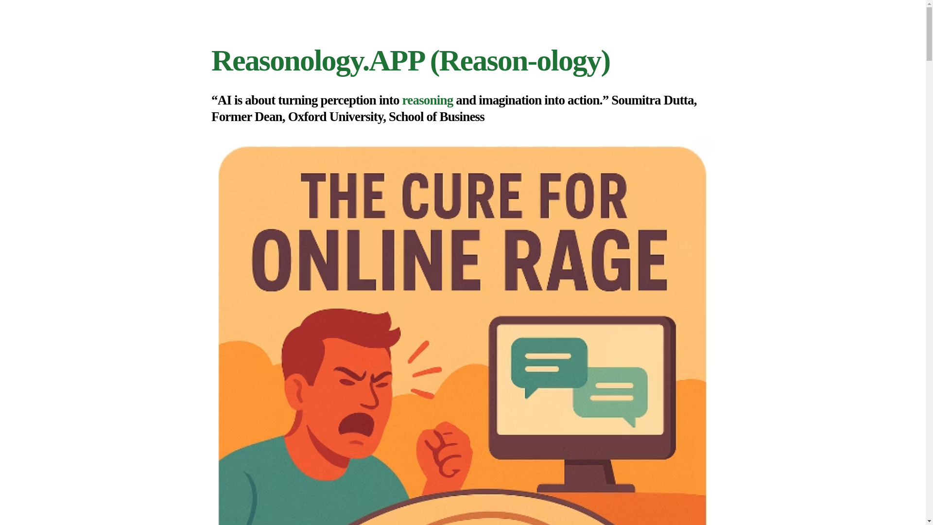 website screenshot of https://aireasonability.com/