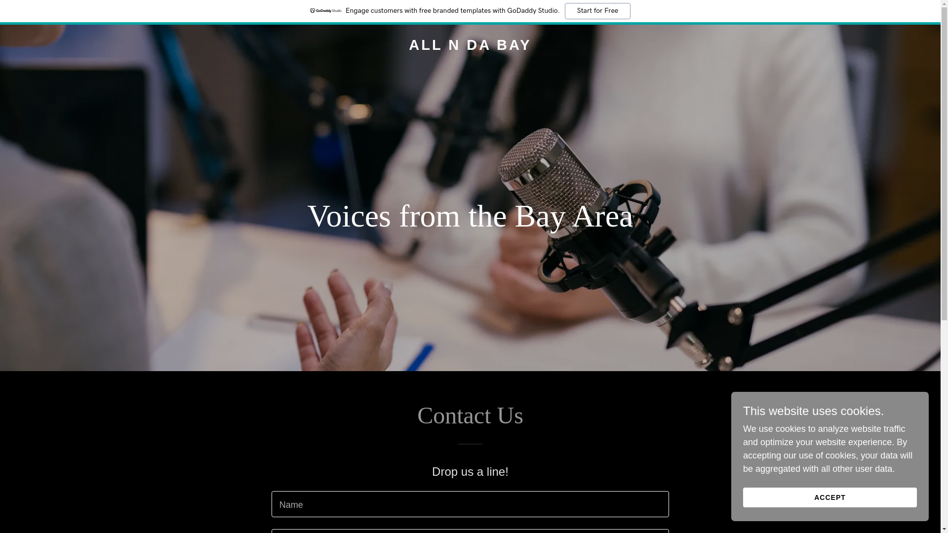 website screenshot of https://allndabay.com/