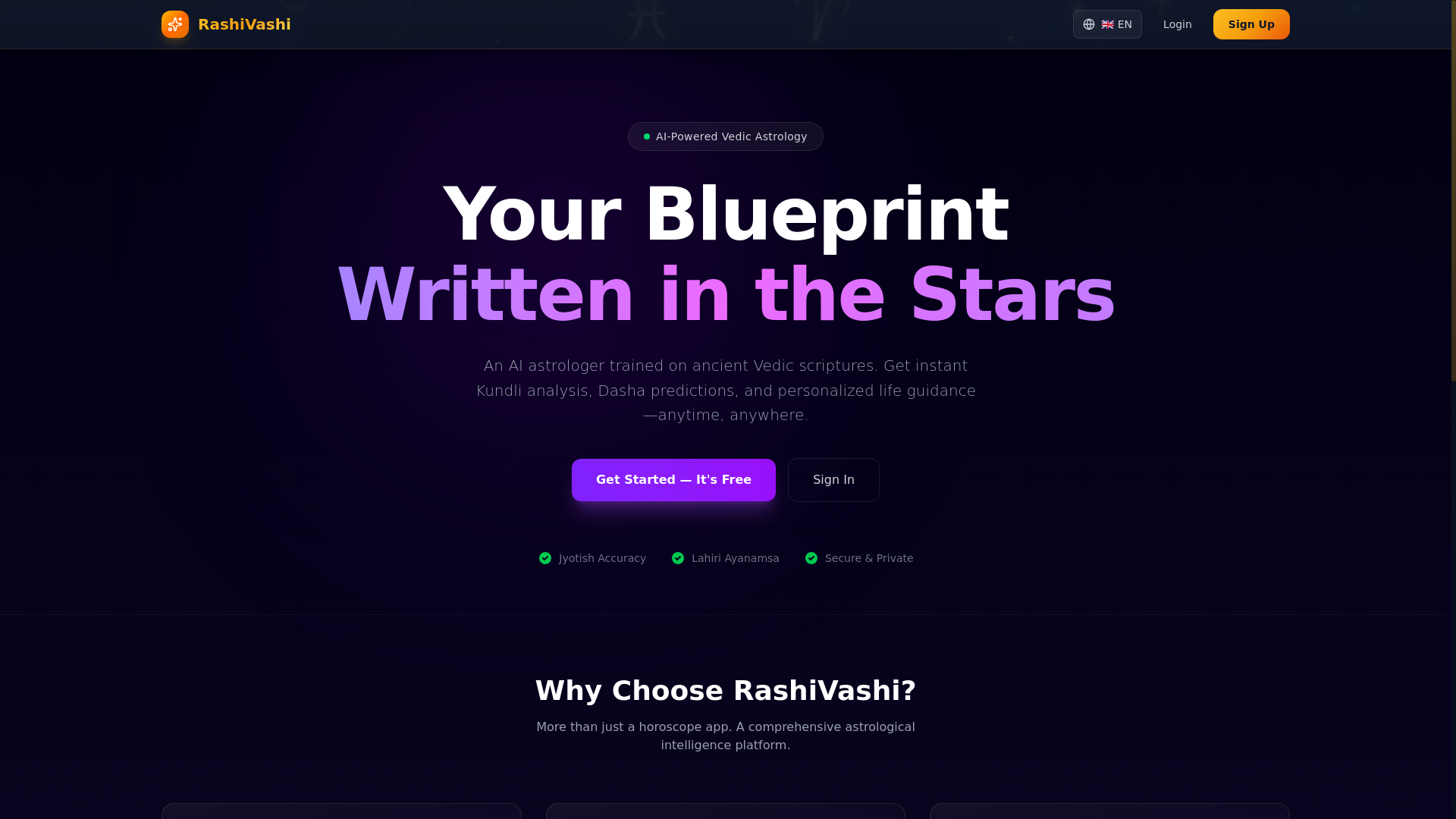 website screenshot of https://rashivashi.com/