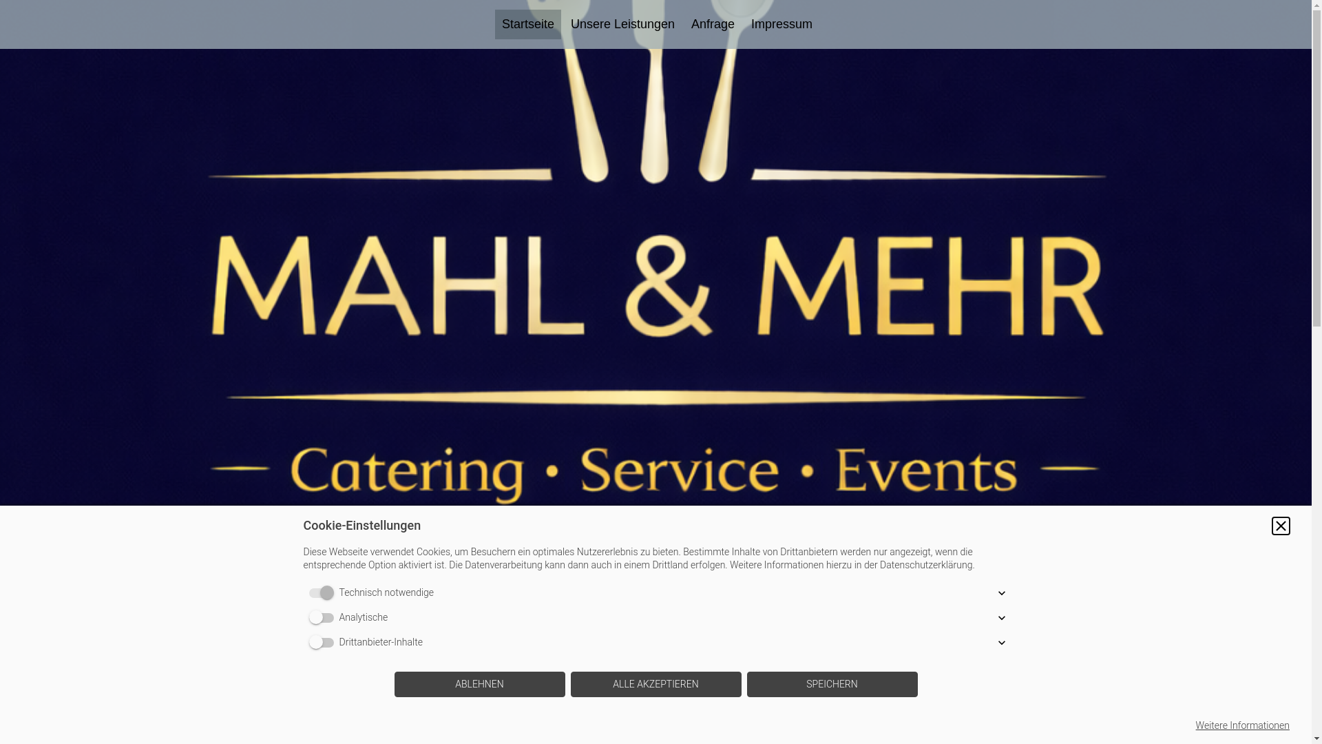 website screenshot of https://mahlundmehr.de/