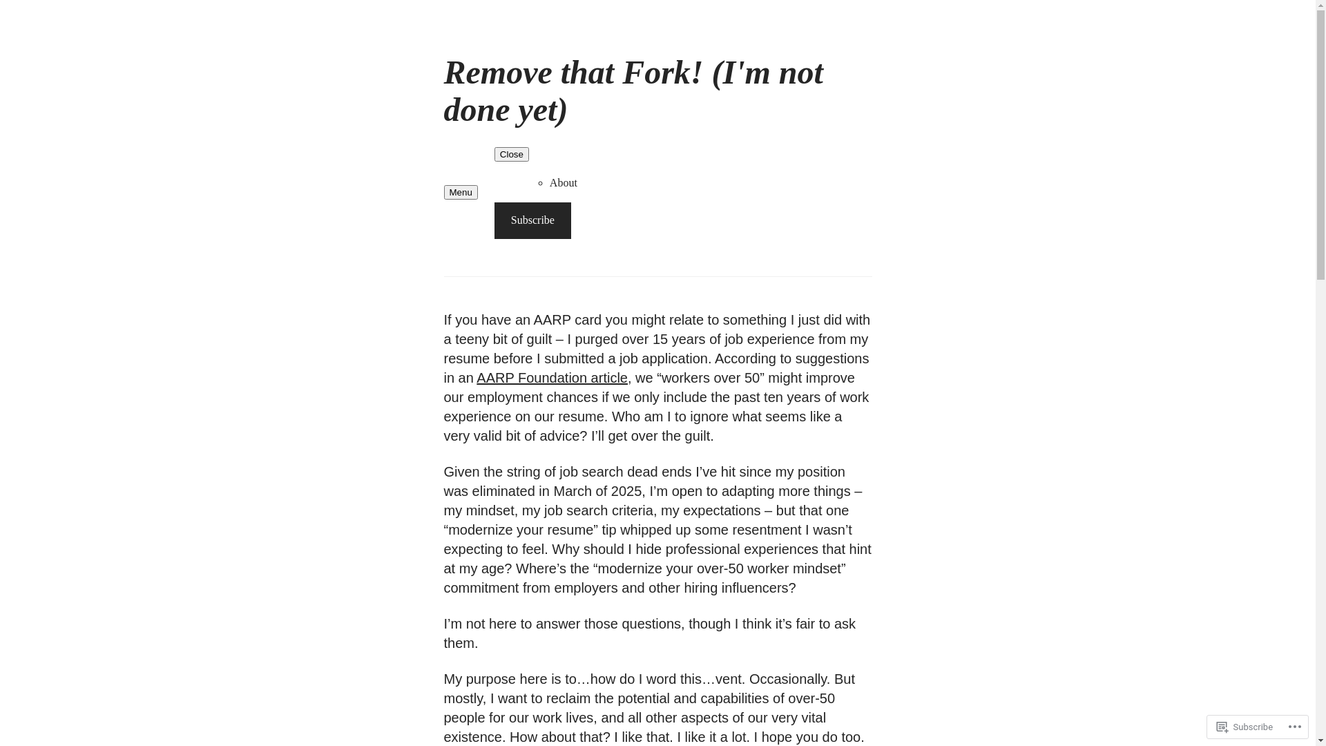 website screenshot of https://removethatfork.blog/