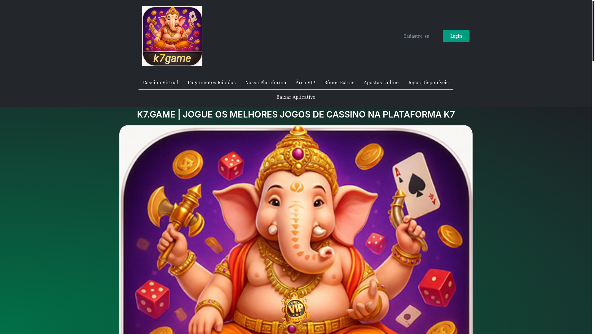 website screenshot of https://k7game-com.com/