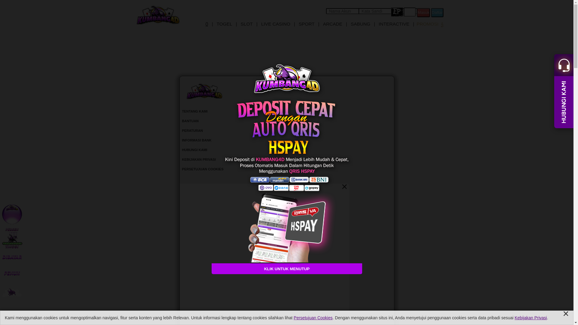 website screenshot of https://kumbangair.site/