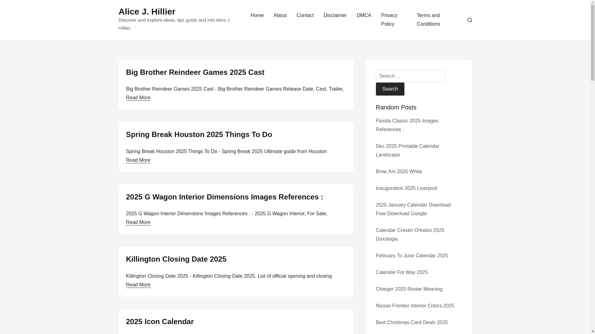 website screenshot of https://alicejhillier.pages.dev/